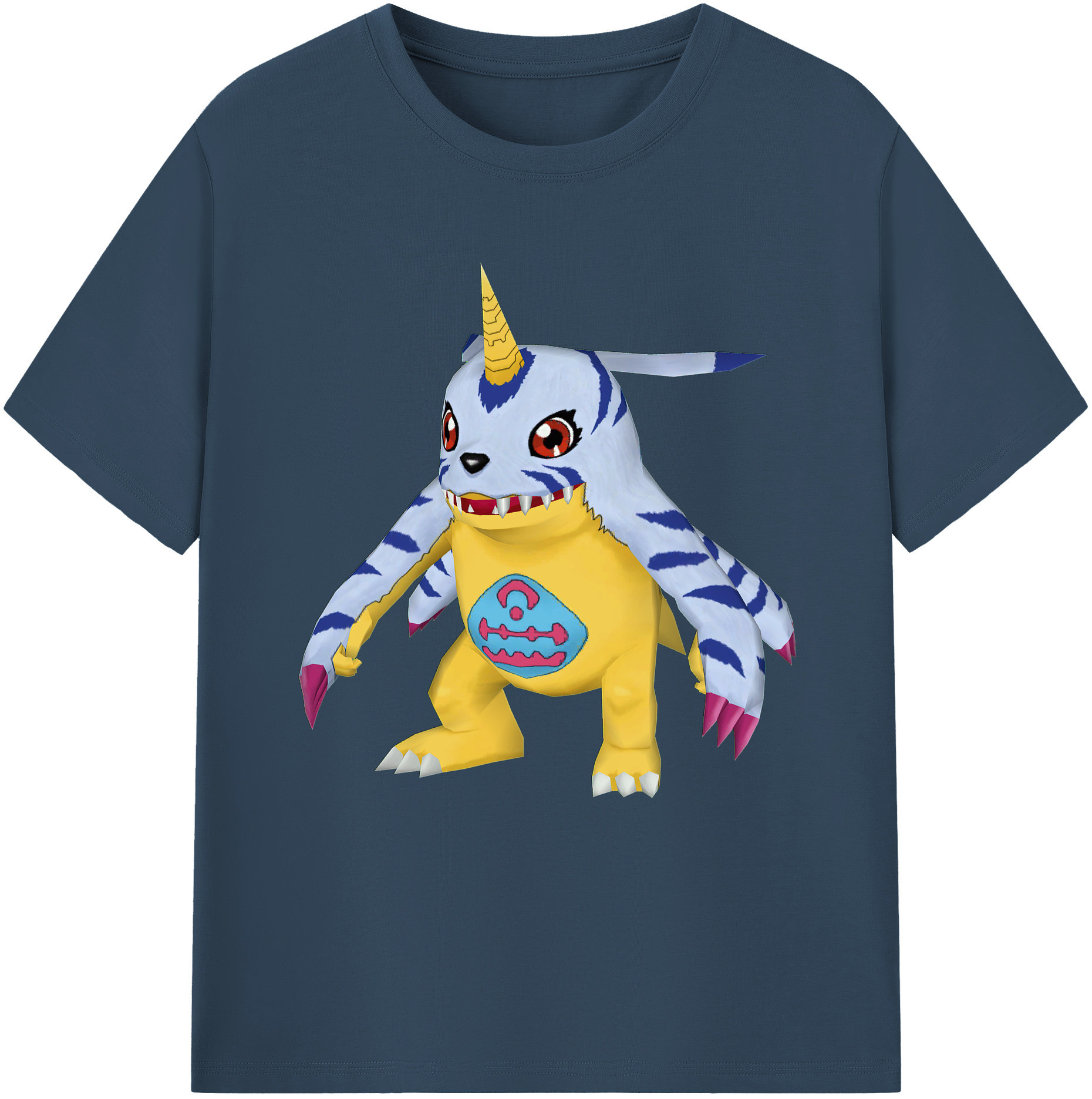 （画像用） Digimon デジタルモンスター/デジモン レディースカジュアルプリントTシャツ（綿100％）