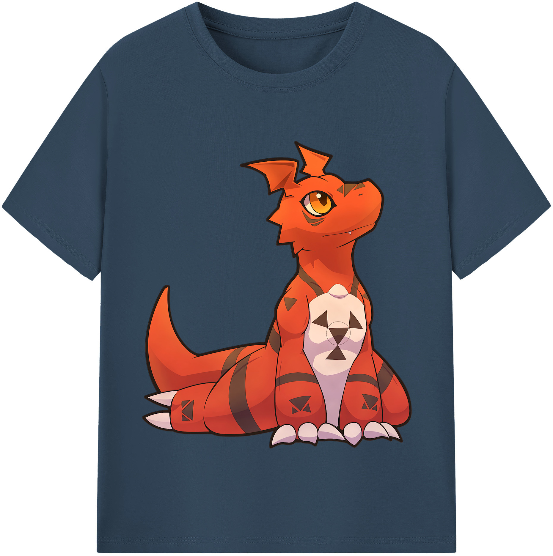 （画像用） Digimon デジタルモンスター/デジモン レディースカジュアルプリントTシャツ（綿100％）