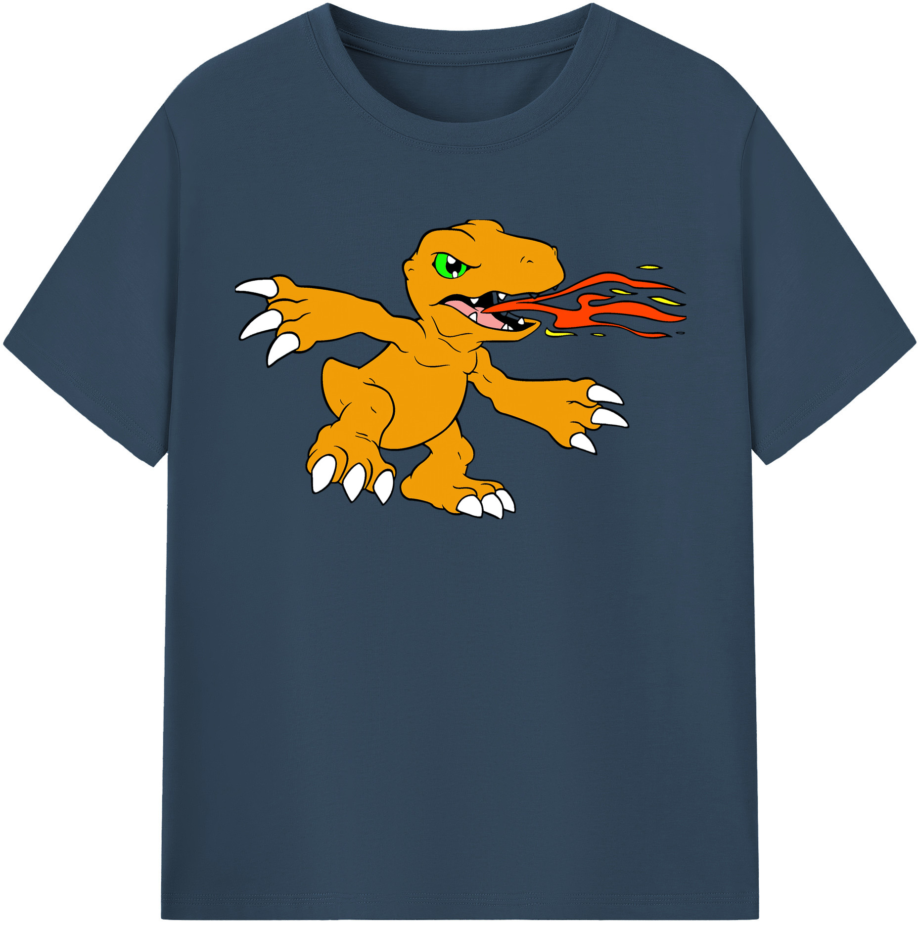 （画像用） Digimon デジタルモンスター/デジモン レディースカジュアルプリントTシャツ（綿100％）