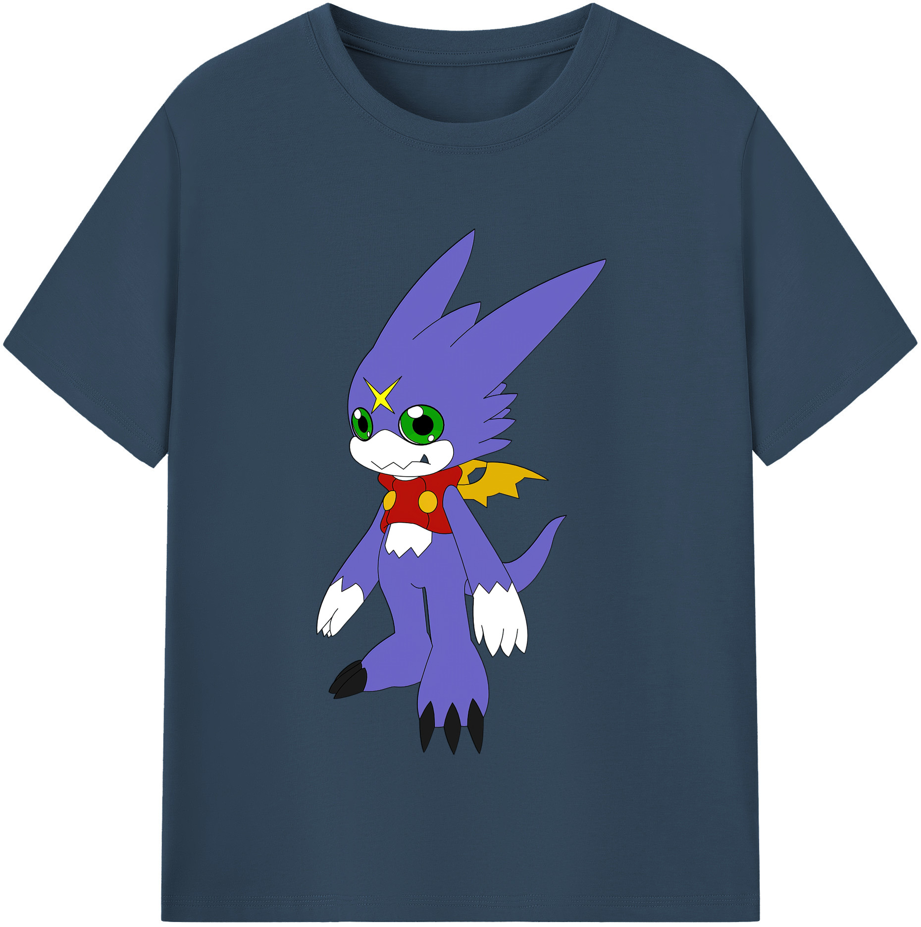 （画像用） Digimon デジタルモンスター/デジモン レディースカジュアルプリントTシャツ（綿100％）