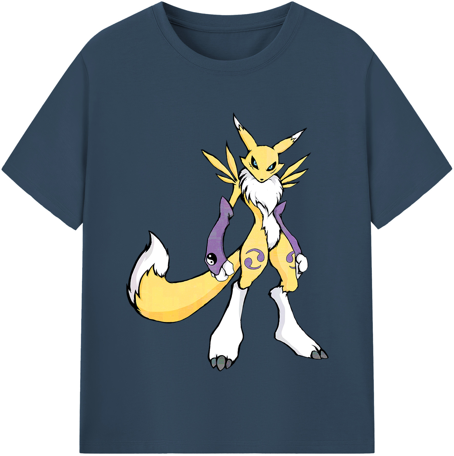 （画像用） Digimon デジタルモンスター/デジモン レディースカジュアルプリントTシャツ（綿100％）