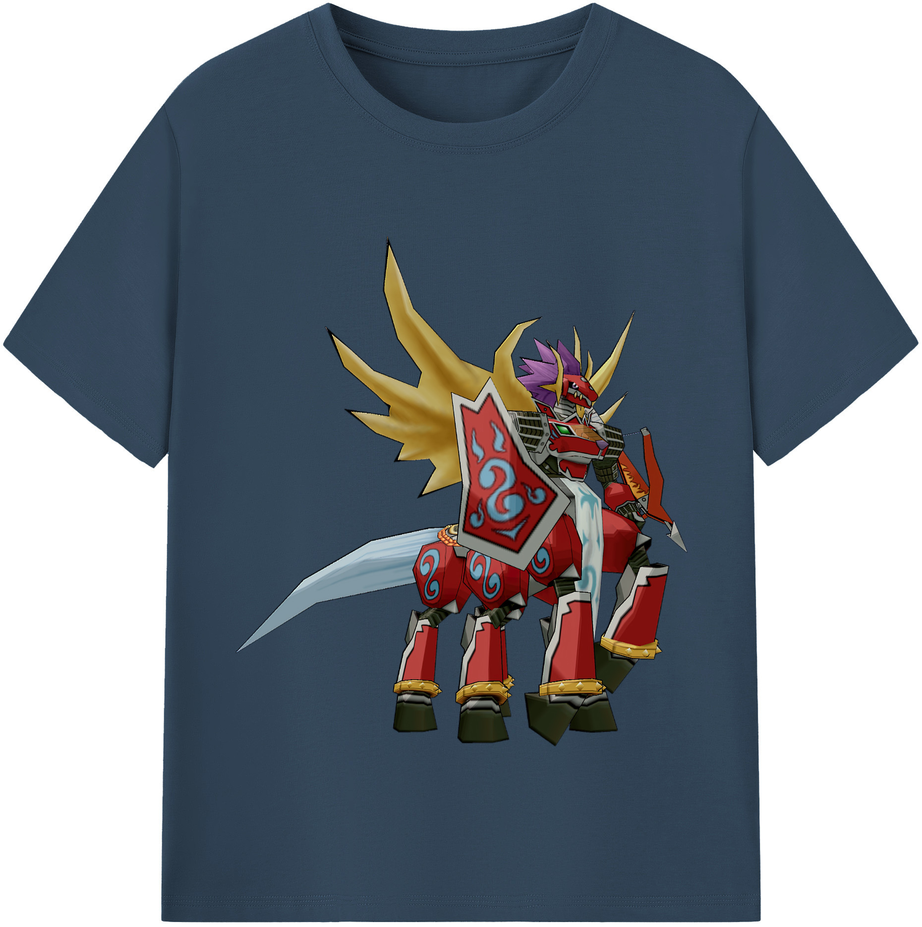 （画像用） Digimon デジタルモンスター/デジモン レディースカジュアルプリントTシャツ（綿100％）