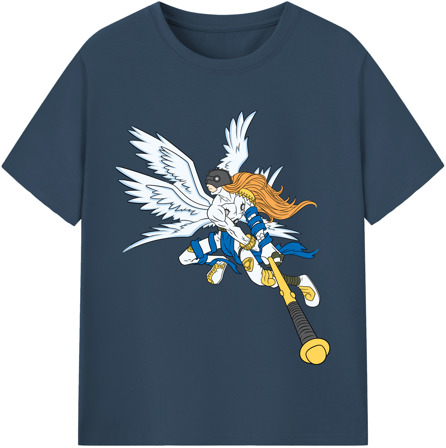 （画像用） Digimon デジタルモンスター/デジモン レディースカジュアルプリントTシャツ（綿100％）
