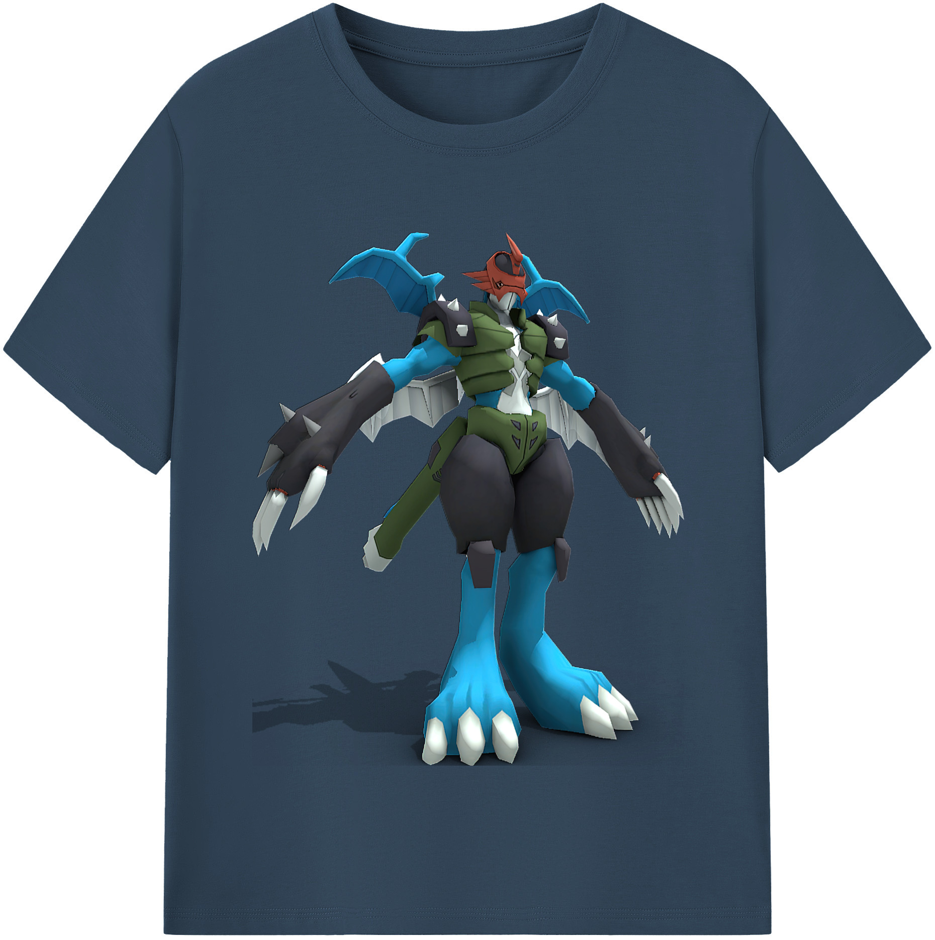 （画像用） Digimon デジタルモンスター/デジモン レディースカジュアルプリントTシャツ（綿100％）