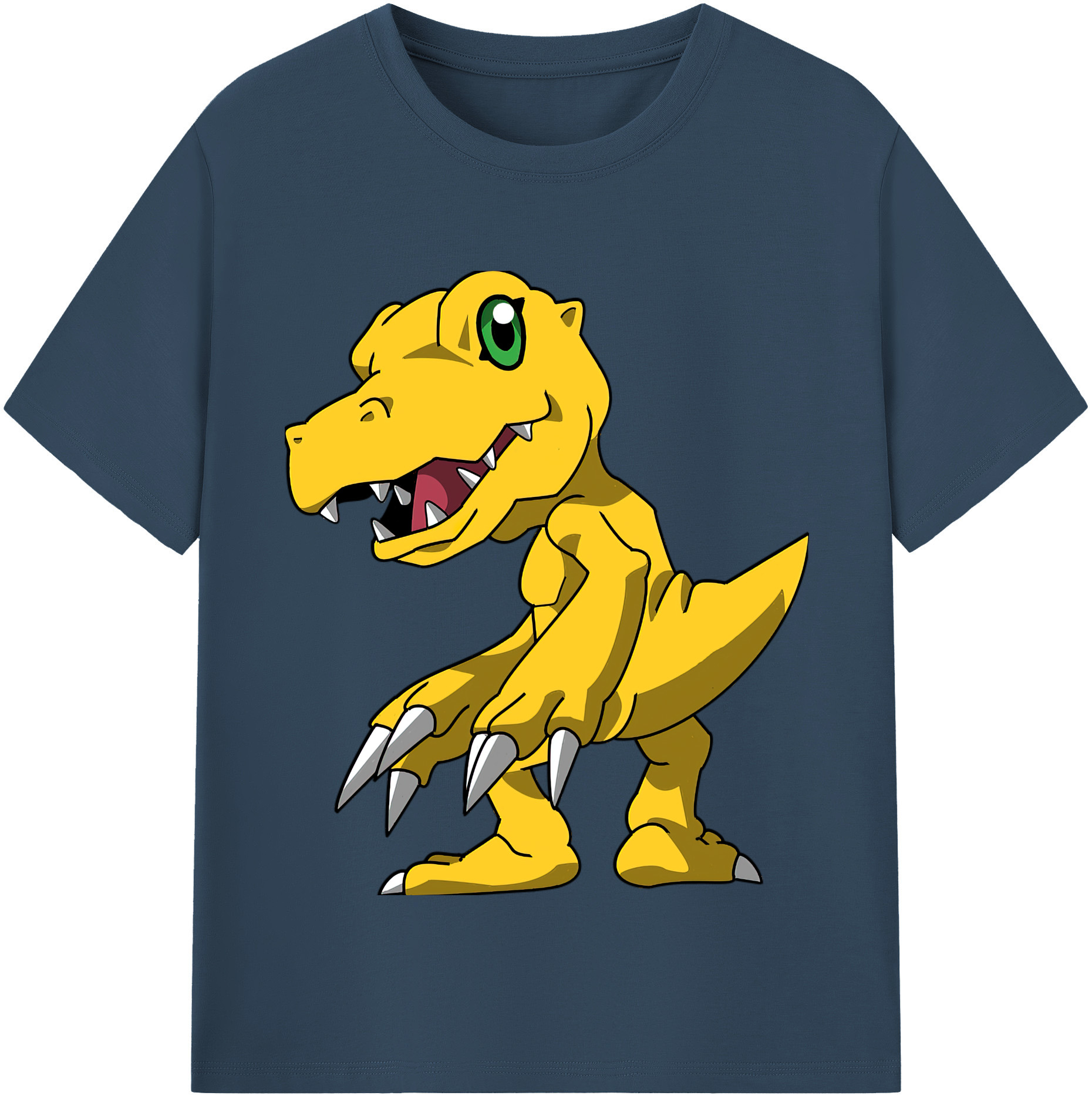 （画像用） Digimon デジタルモンスター/デジモン レディースカジュアルプリントTシャツ（綿100％）