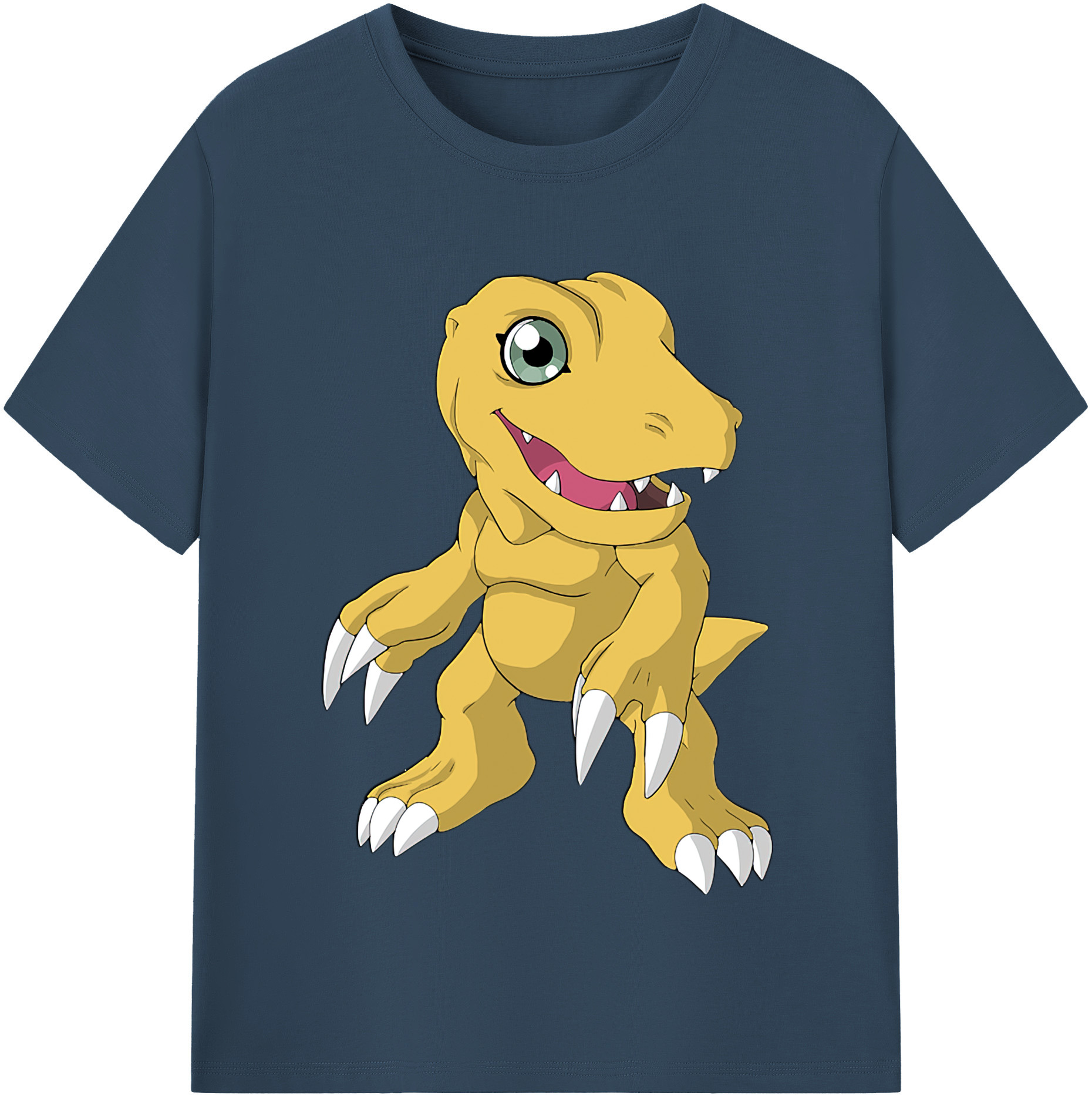 （画像用） Digimon デジタルモンスター/デジモン レディースカジュアルプリントTシャツ（綿100％）