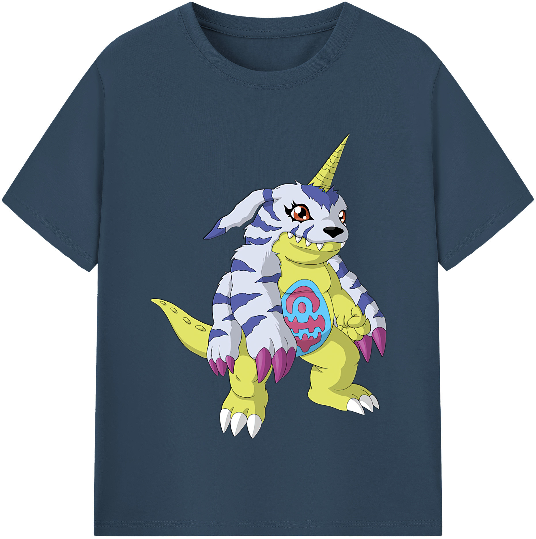 （画像用） Digimon デジタルモンスター/デジモン レディースカジュアルプリントTシャツ（綿100％）