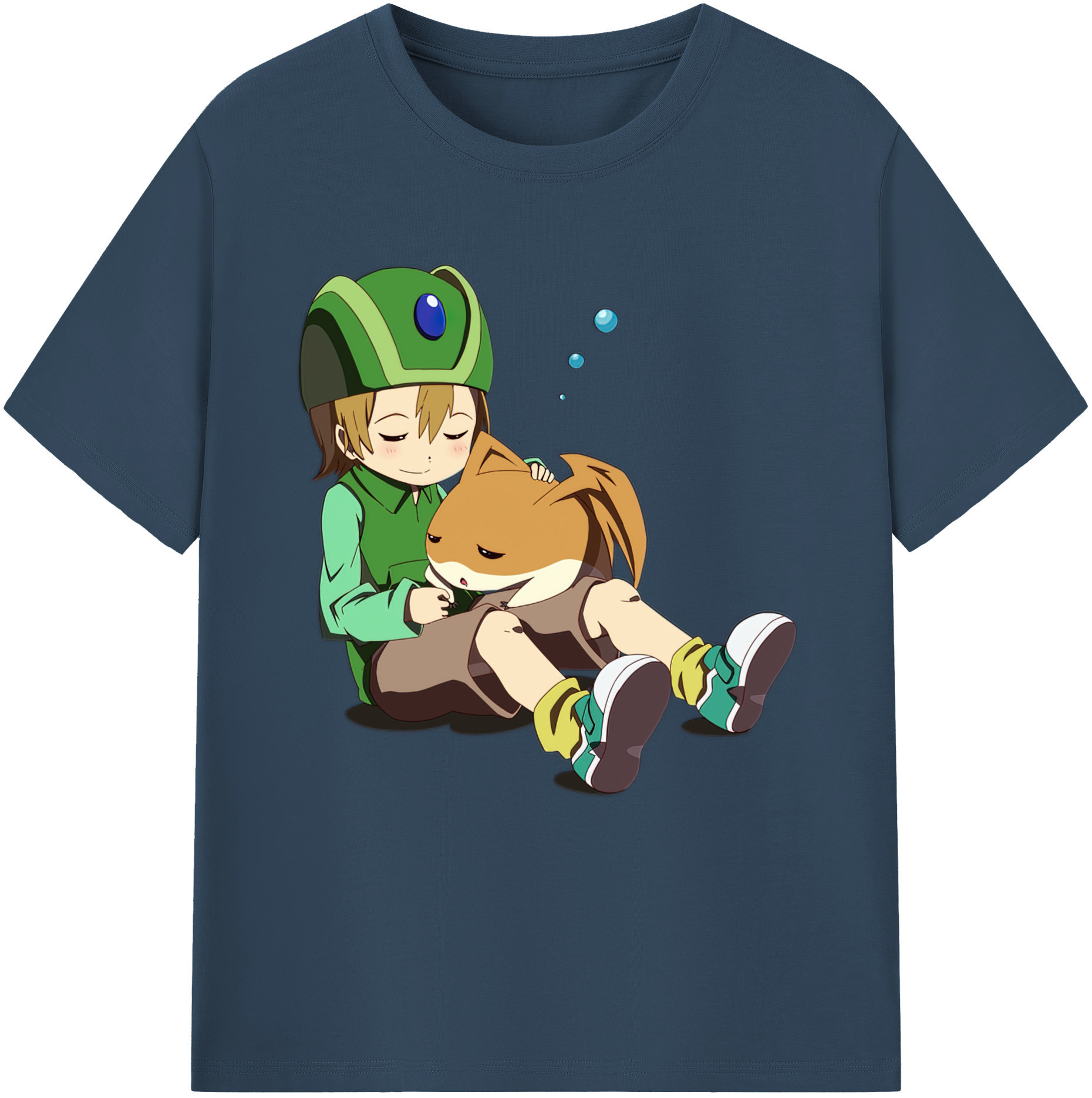 （画像用） Digimon デジタルモンスター/デジモン レディースカジュアルプリントTシャツ（綿100％）