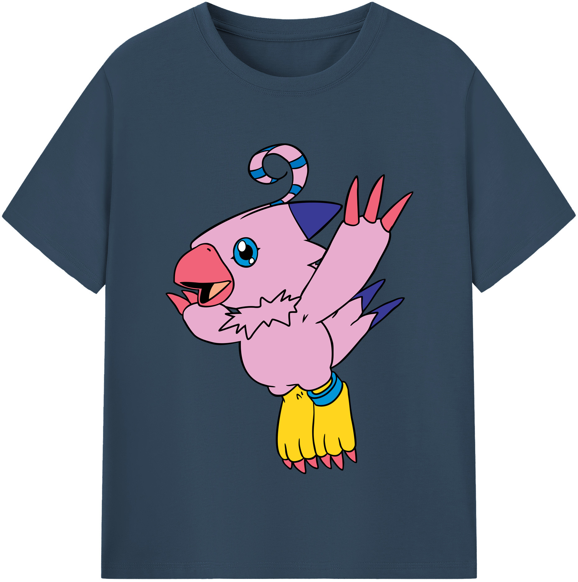 （画像用） Digimon デジタルモンスター/デジモン レディースカジュアルプリントTシャツ（綿100％）