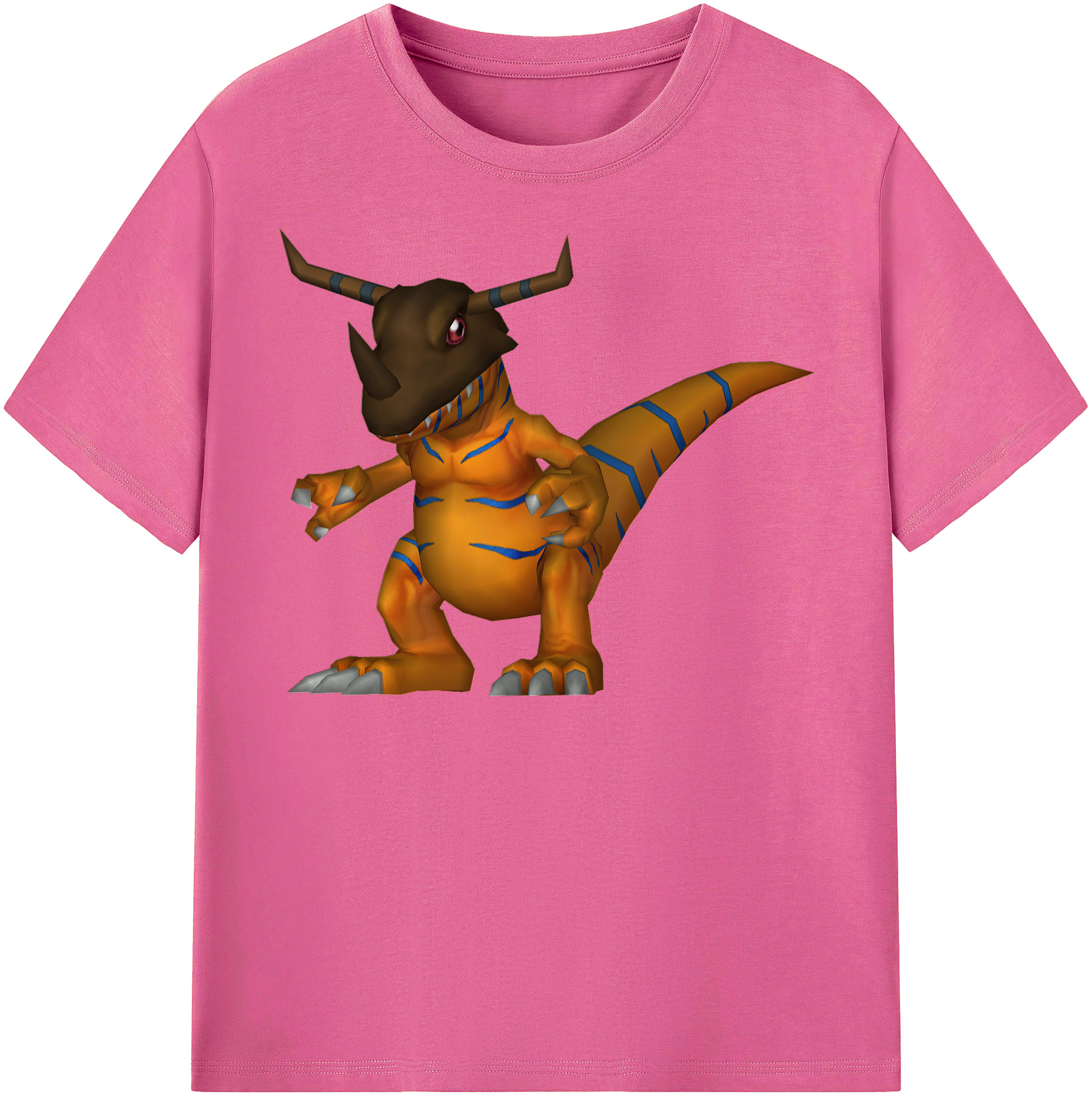 （画像用） Digimon デジタルモンスター/デジモン レディースカジュアルプリントTシャツ（綿100％）