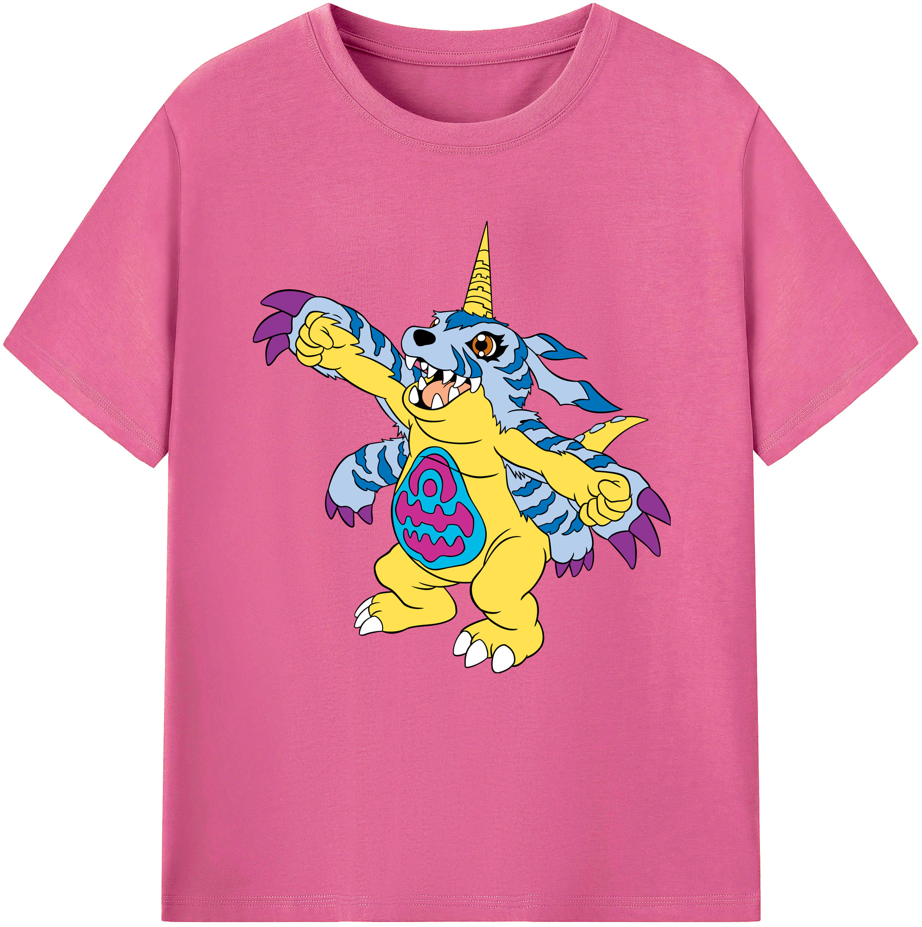 （画像用） Digimon デジタルモンスター/デジモン レディースカジュアルプリントTシャツ（綿100％）