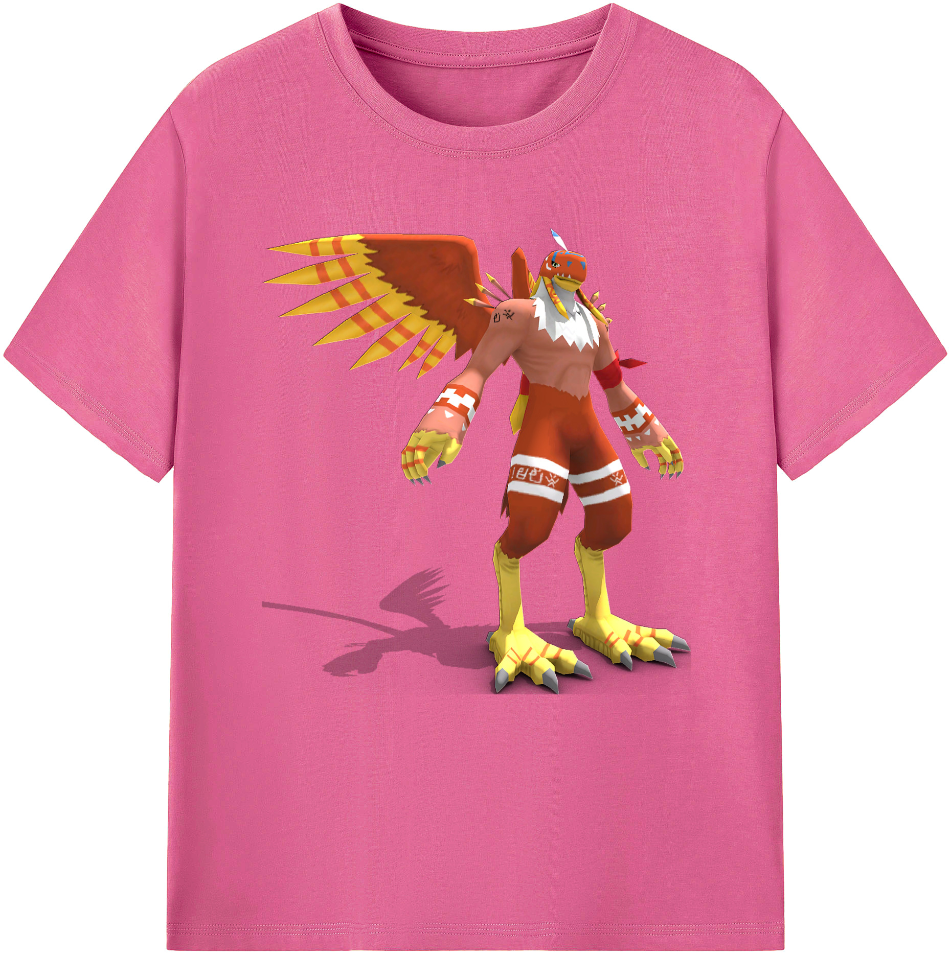 （画像用） Digimon デジタルモンスター/デジモン レディースカジュアルプリントTシャツ（綿100％）