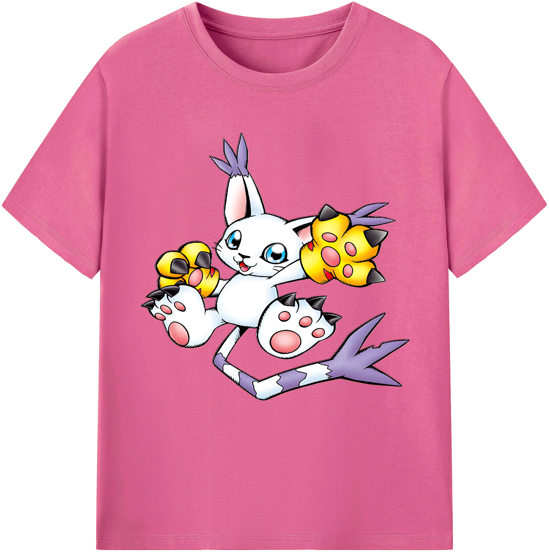 （画像用） Digimon デジタルモンスター/デジモン レディースカジュアルプリントTシャツ（綿100％）