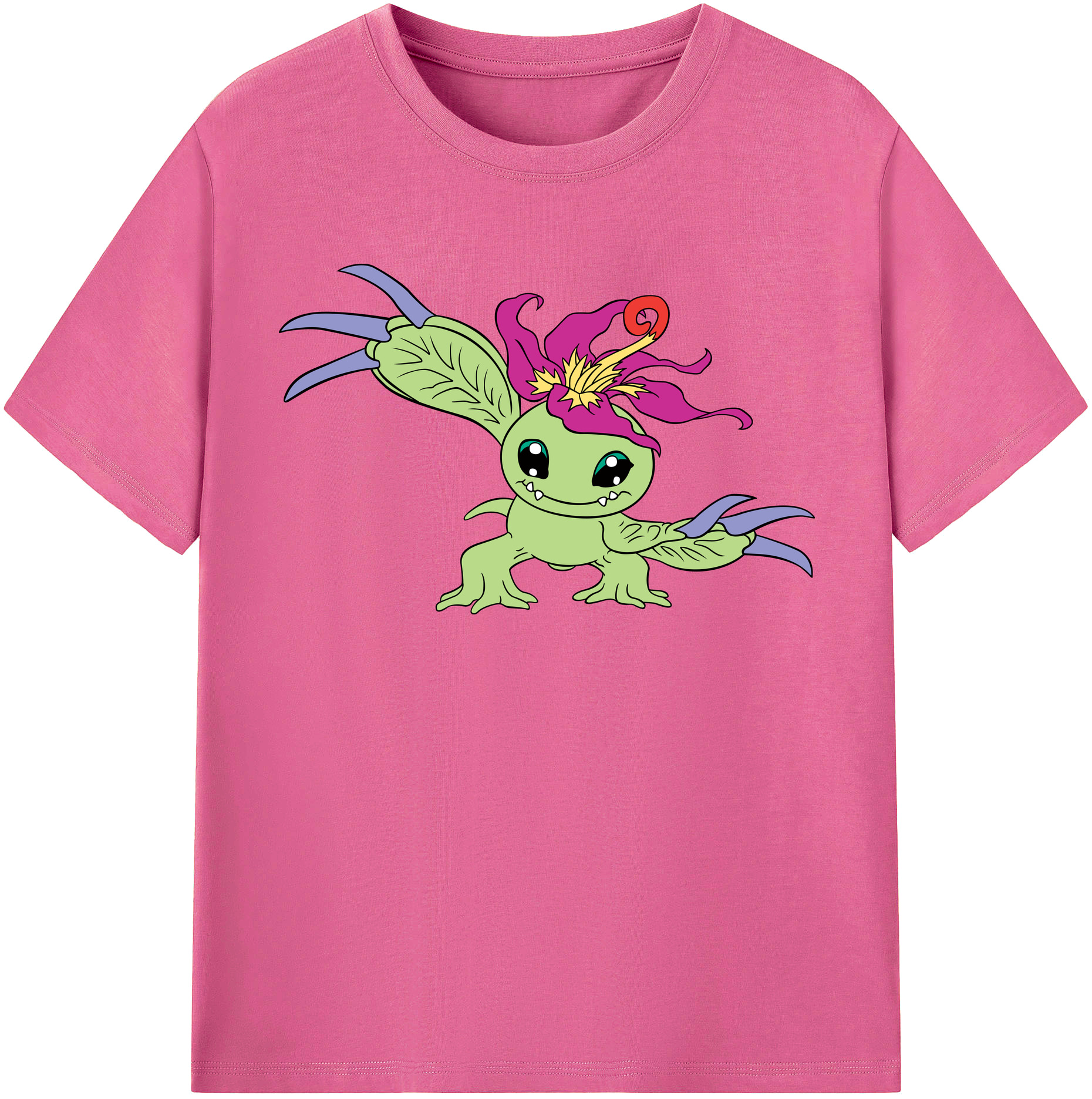 （画像用） Digimon デジタルモンスター/デジモン レディースカジュアルプリントTシャツ（綿100％）