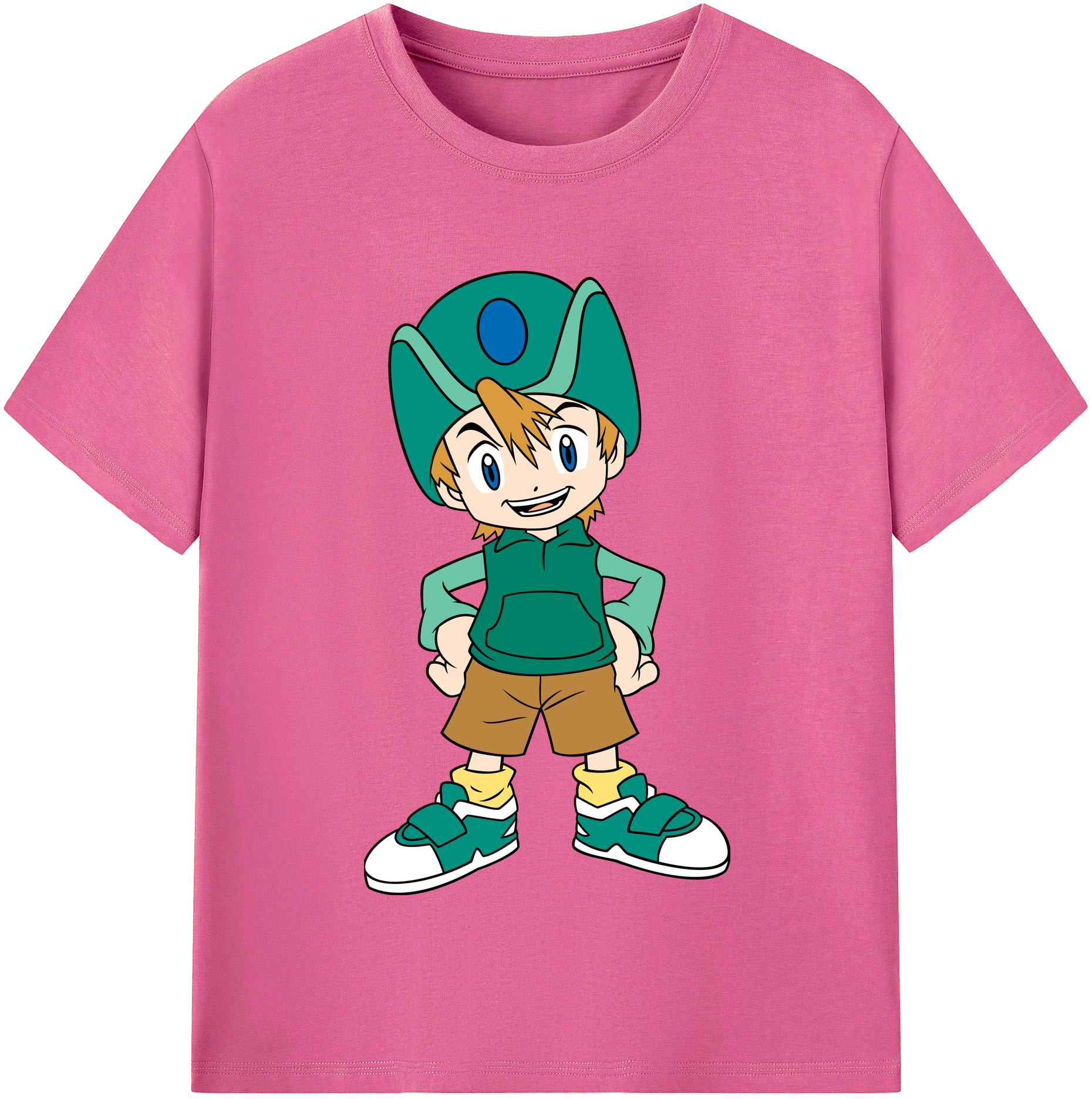 （画像用） Digimon デジタルモンスター/デジモン レディースカジュアルプリントTシャツ（綿100％）