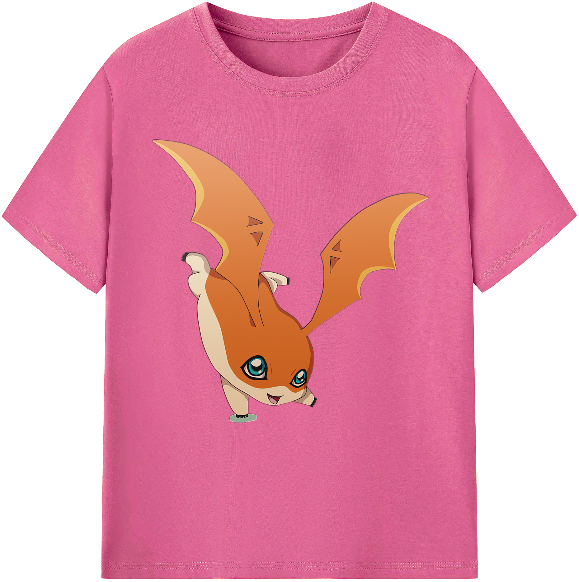 （画像用） Digimon デジタルモンスター/デジモン レディースカジュアルプリントTシャツ（綿100％）