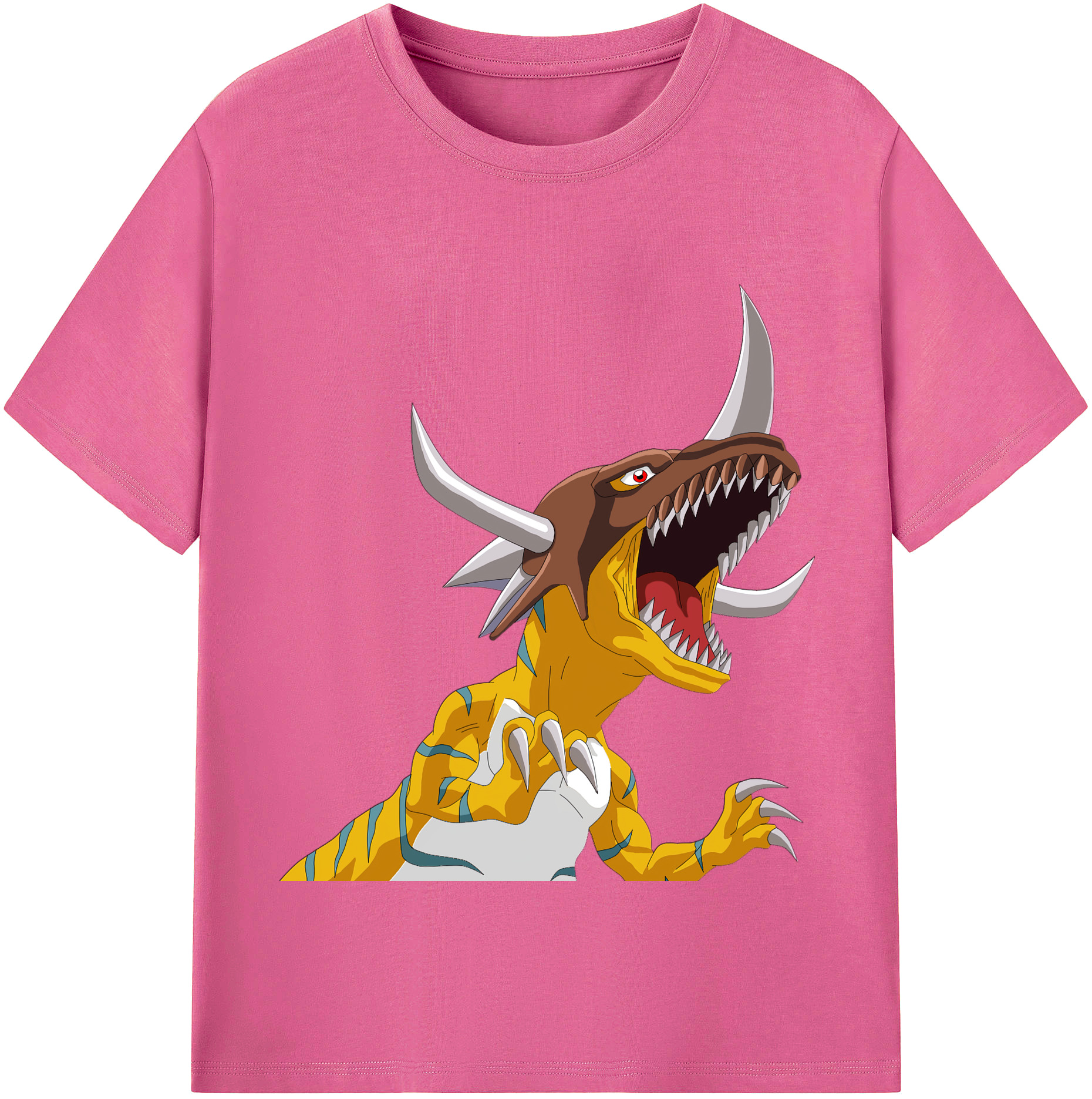 （画像用） Digimon デジタルモンスター/デジモン レディースカジュアルプリントTシャツ（綿100％）
