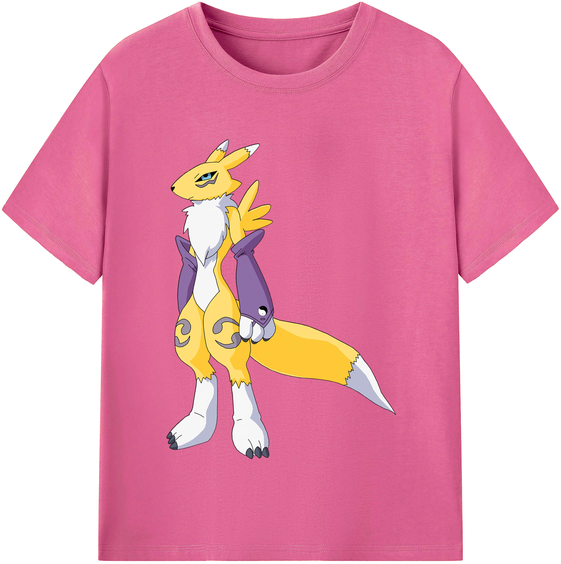 （画像用） Digimon デジタルモンスター/デジモン レディースカジュアルプリントTシャツ（綿100％）