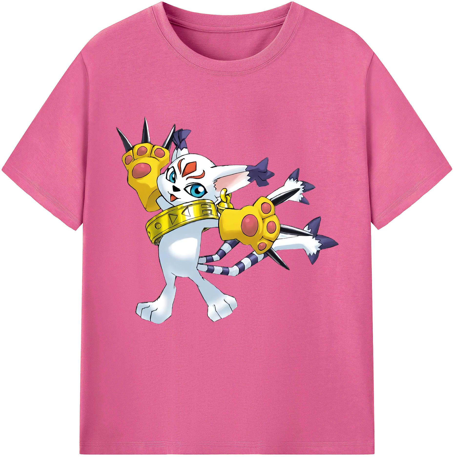 （画像用） Digimon デジタルモンスター/デジモン レディースカジュアルプリントTシャツ（綿100％）