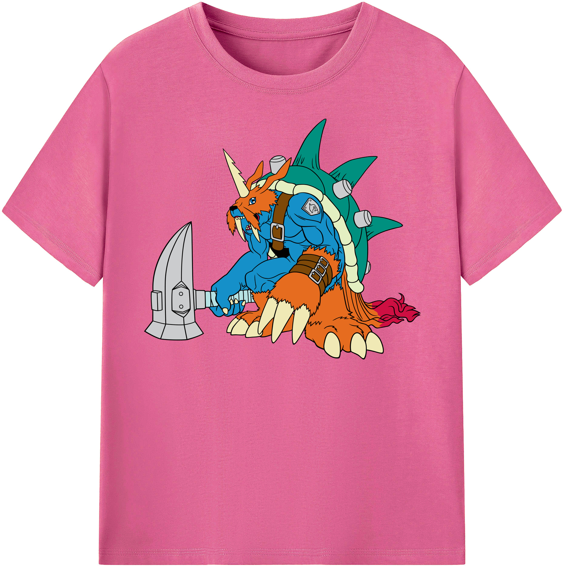 （画像用） Digimon デジタルモンスター/デジモン レディースカジュアルプリントTシャツ（綿100％）
