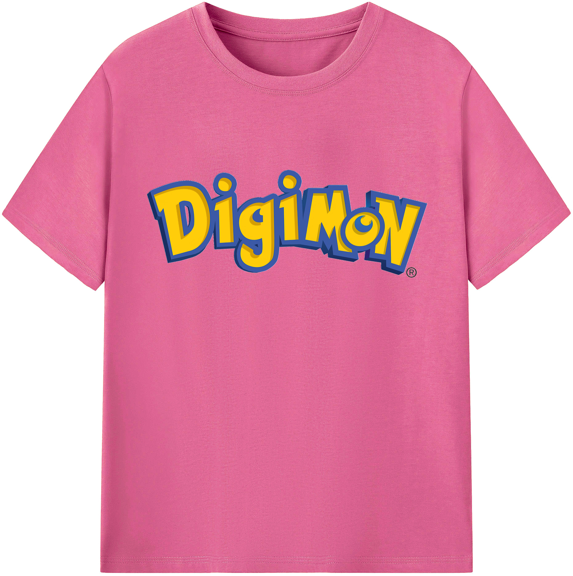 （画像用） Digimon デジタルモンスター/デジモン レディースカジュアルプリントTシャツ（綿100％）