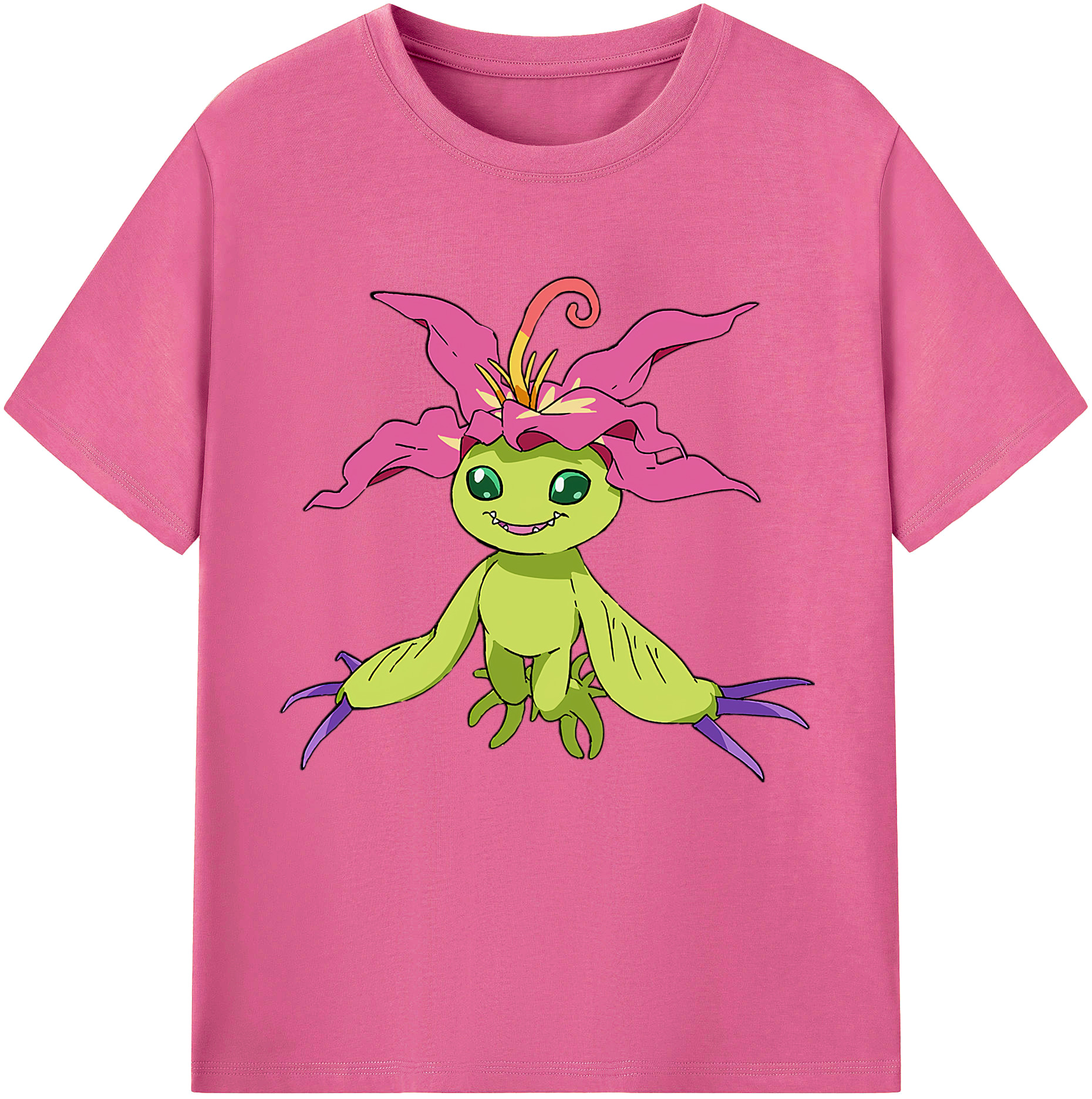 （画像用） Digimon デジタルモンスター/デジモン レディースカジュアルプリントTシャツ（綿100％）