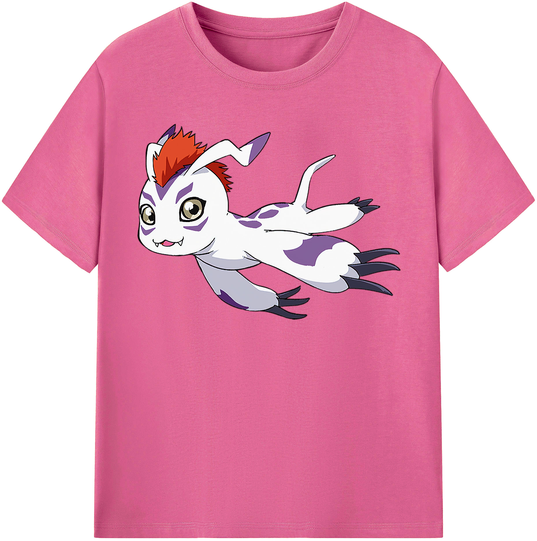 （画像用） Digimon デジタルモンスター/デジモン レディースカジュアルプリントTシャツ（綿100％）