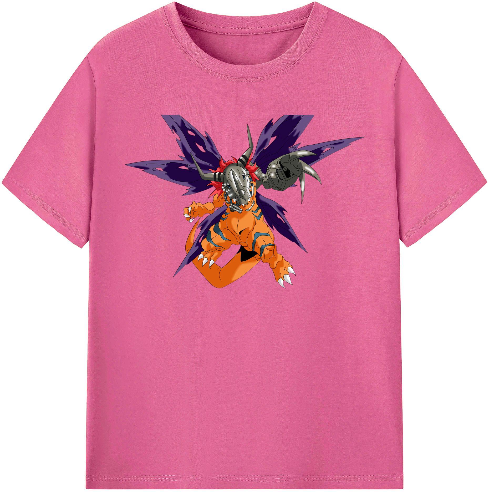（画像用） Digimon デジタルモンスター/デジモン レディースカジュアルプリントTシャツ（綿100％）