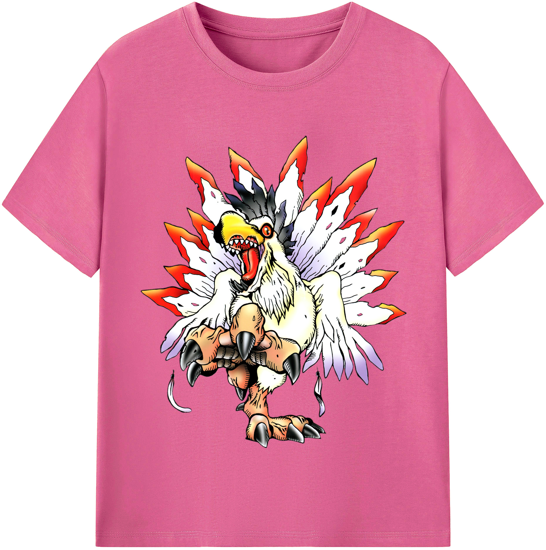 （画像用） Digimon デジタルモンスター/デジモン レディースカジュアルプリントTシャツ（綿100％）
