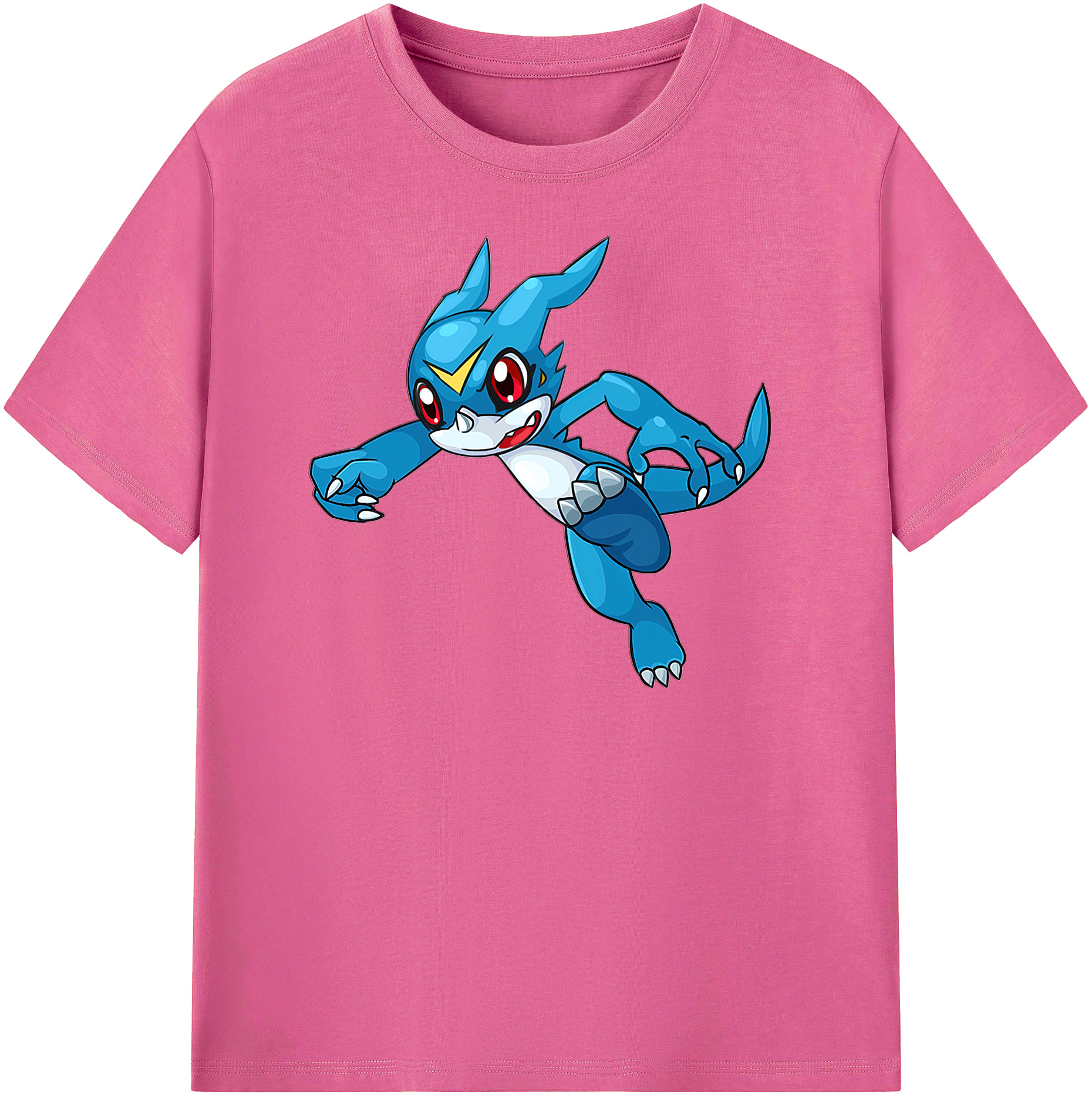 （画像用） Digimon デジタルモンスター/デジモン レディースカジュアルプリントTシャツ（綿100％）