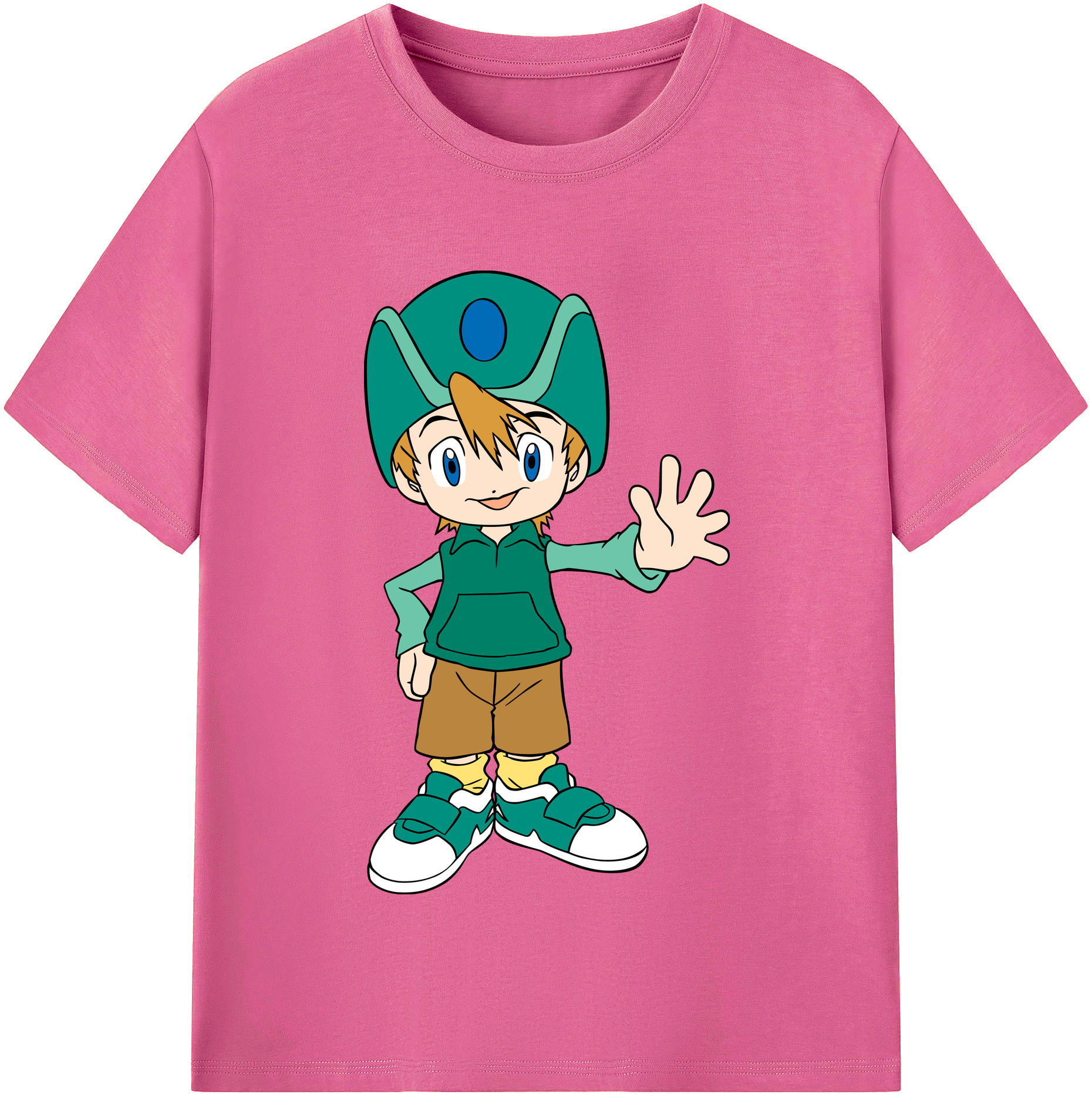 （画像用） Digimon デジタルモンスター/デジモン レディースカジュアルプリントTシャツ（綿100％）