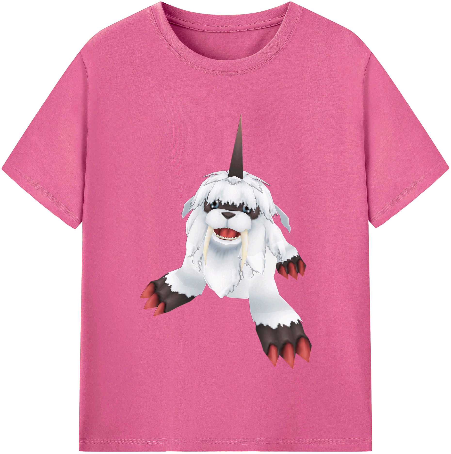 （画像用） Digimon デジタルモンスター/デジモン レディースカジュアルプリントTシャツ（綿100％）