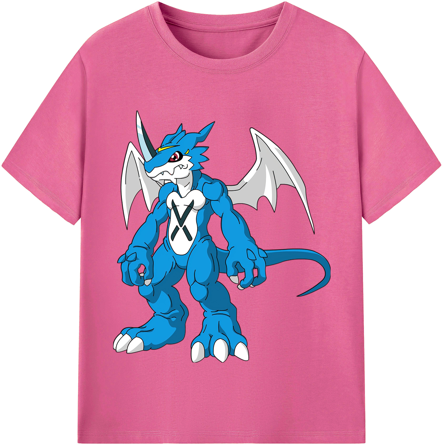 （画像用） Digimon デジタルモンスター/デジモン レディースカジュアルプリントTシャツ（綿100％）