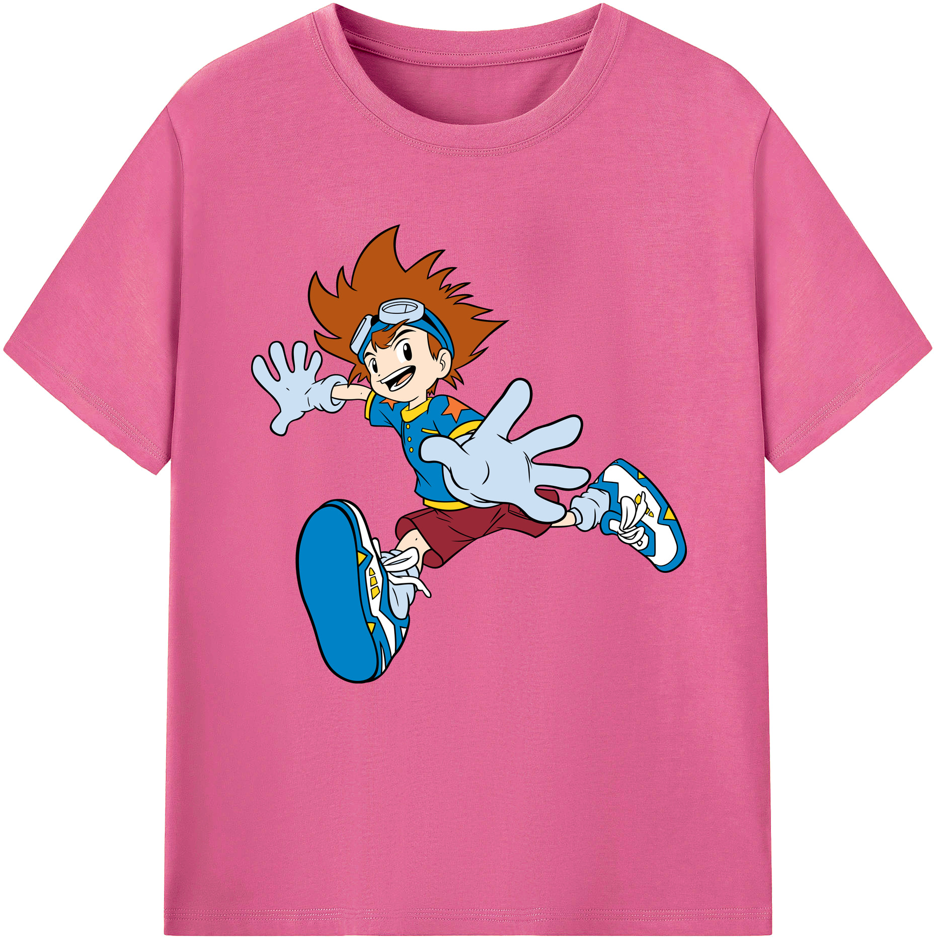 （画像用） Digimon デジタルモンスター/デジモン レディースカジュアルプリントTシャツ（綿100％）
