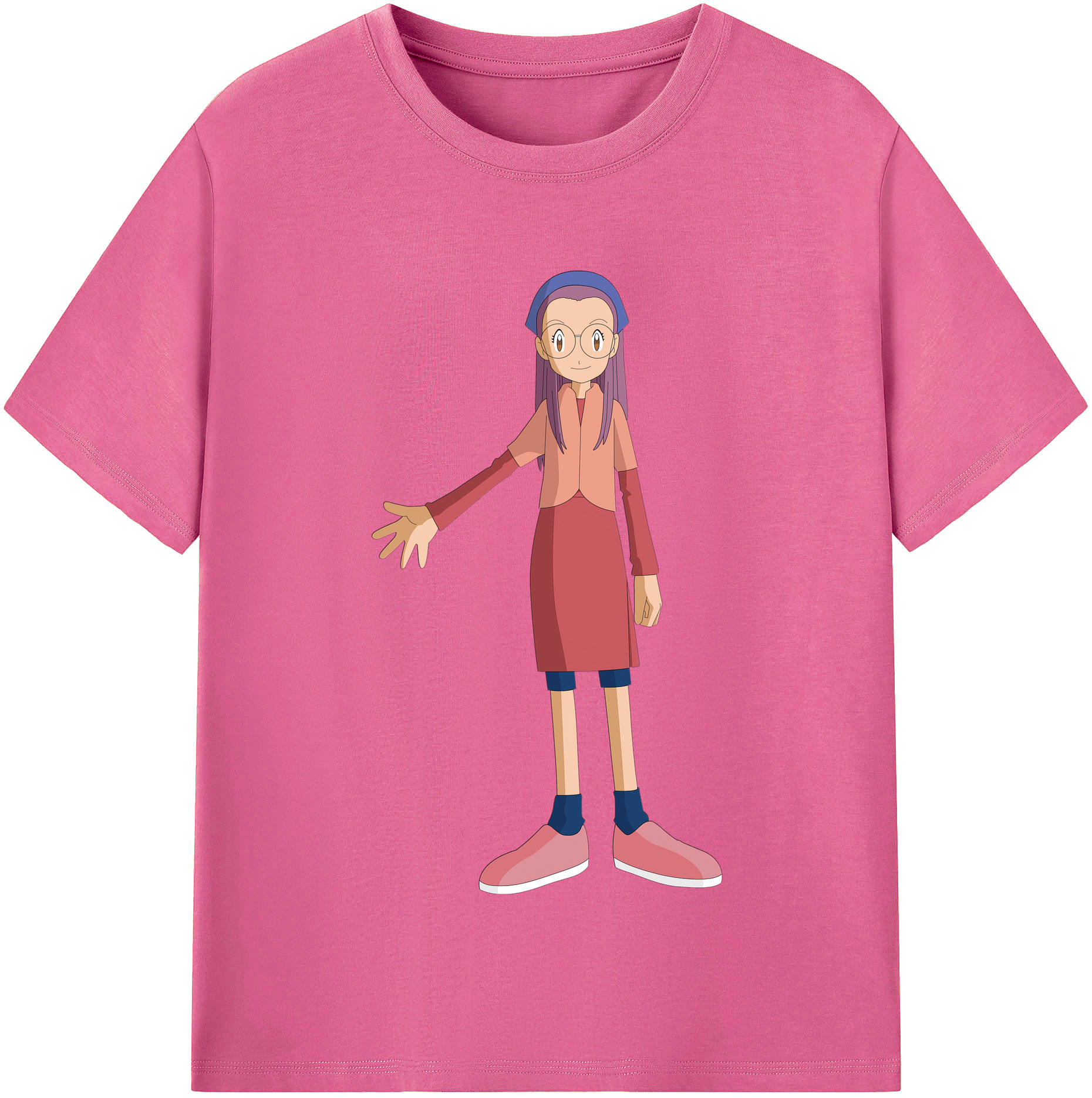 （画像用） Digimon デジタルモンスター/デジモン レディースカジュアルプリントTシャツ（綿100％）