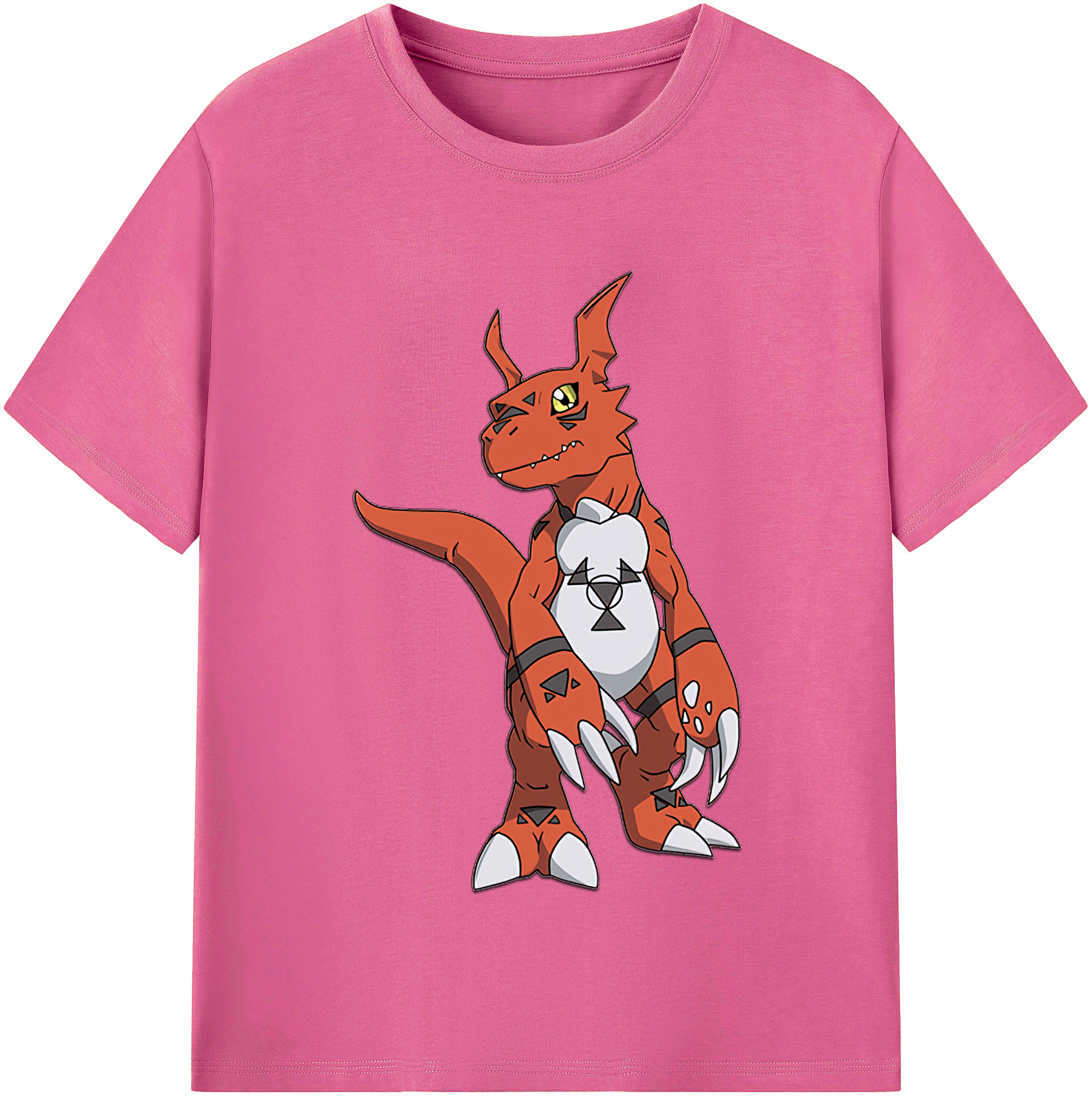 （画像用） Digimon デジタルモンスター/デジモン レディースカジュアルプリントTシャツ（綿100％）