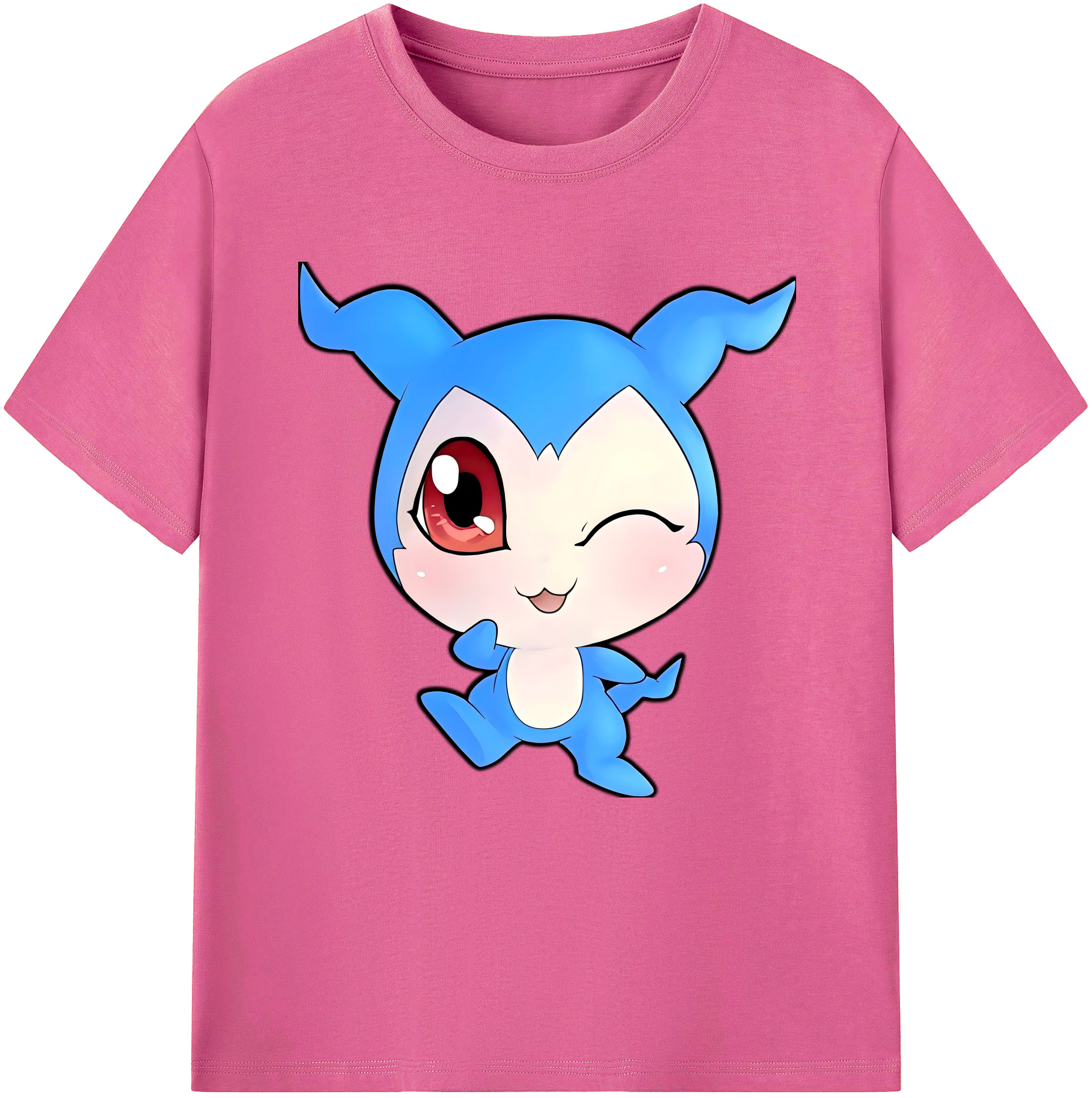 （画像用） Digimon デジタルモンスター/デジモン レディースカジュアルプリントTシャツ（綿100％）