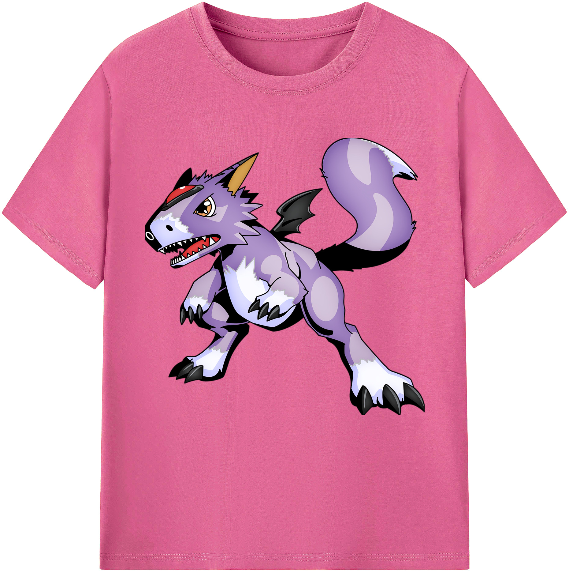 （画像用） Digimon デジタルモンスター/デジモン レディースカジュアルプリントTシャツ（綿100％）