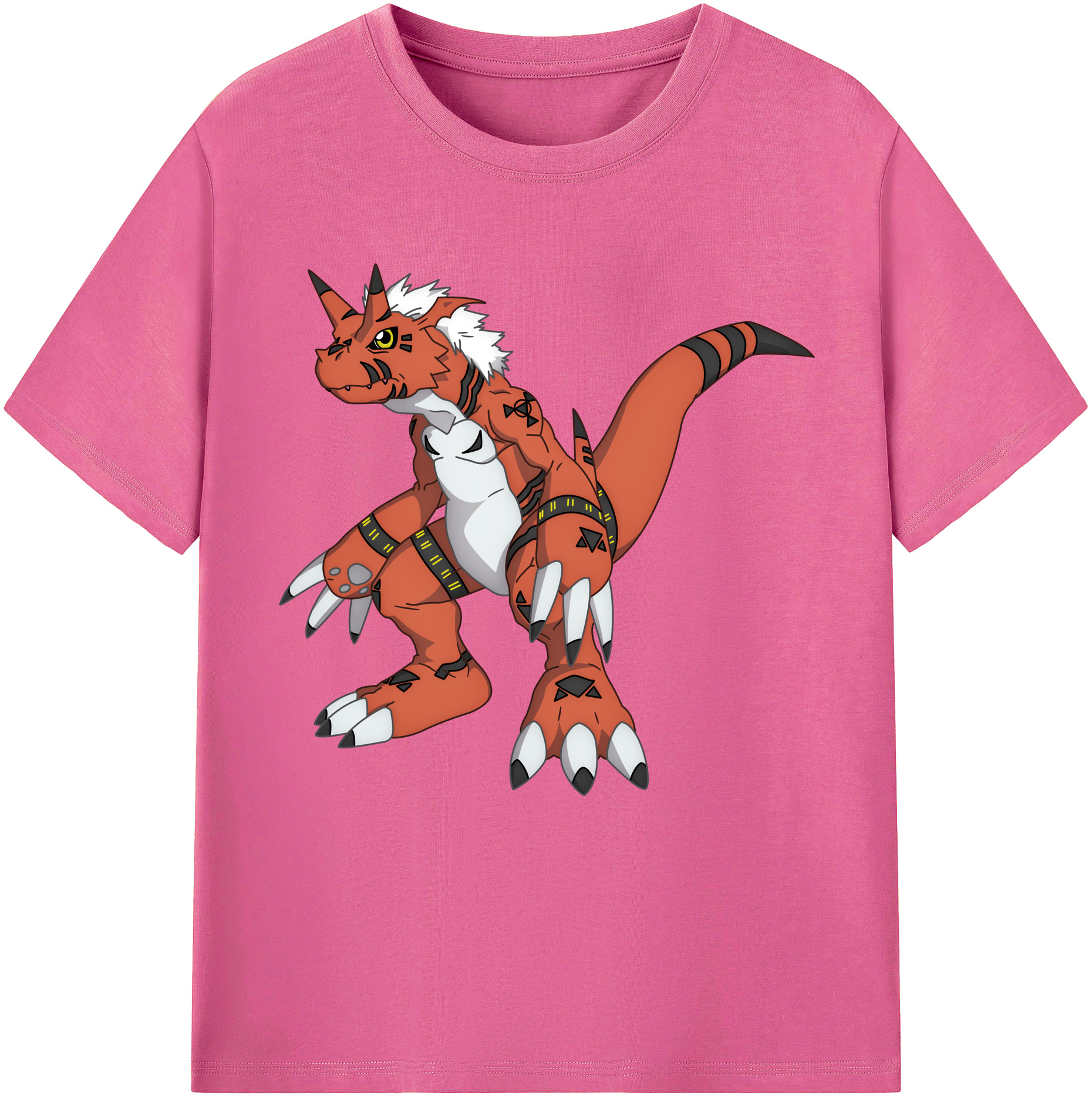 （画像用） Digimon デジタルモンスター/デジモン レディースカジュアルプリントTシャツ（綿100％）