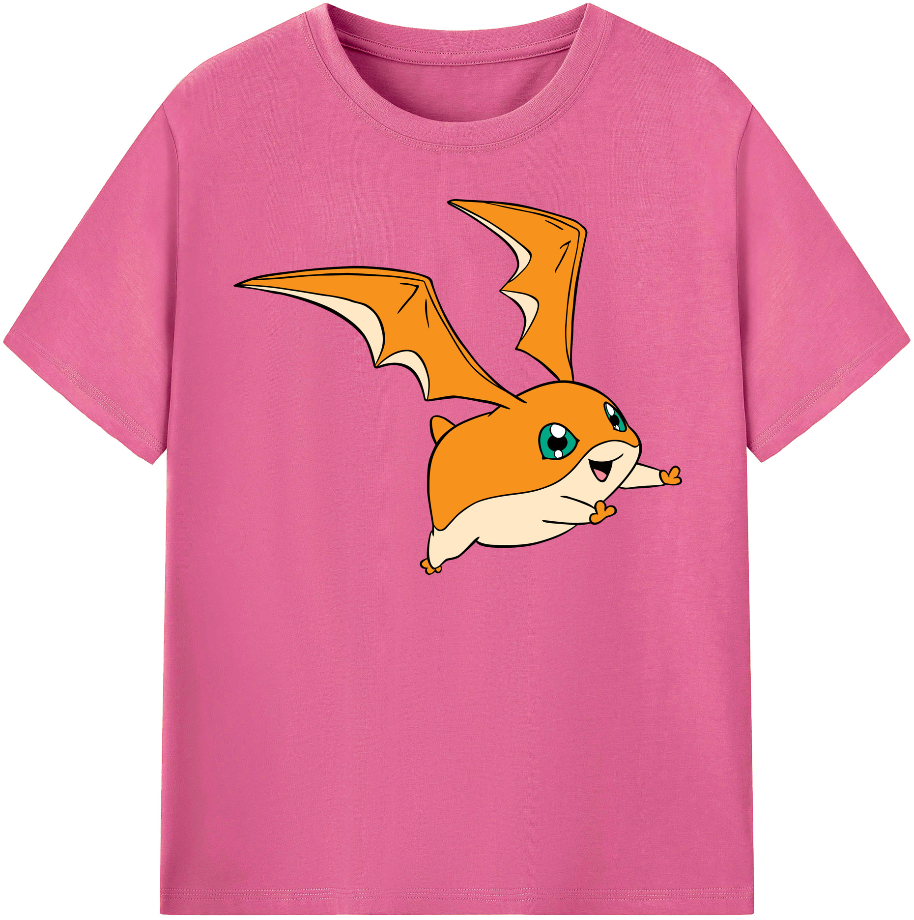 （画像用） Digimon デジタルモンスター/デジモン レディースカジュアルプリントTシャツ（綿100％）