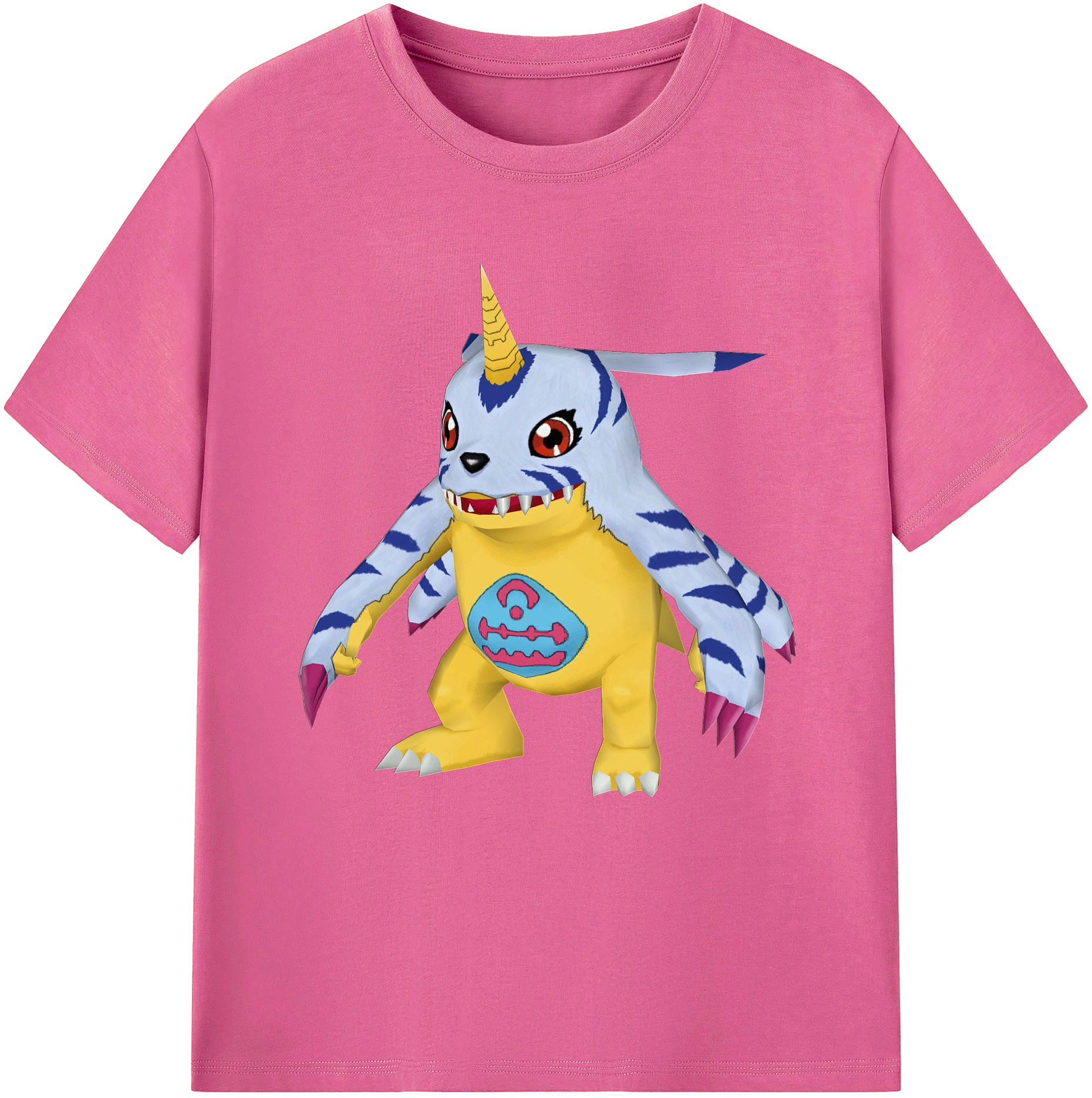 （画像用） Digimon デジタルモンスター/デジモン レディースカジュアルプリントTシャツ（綿100％）