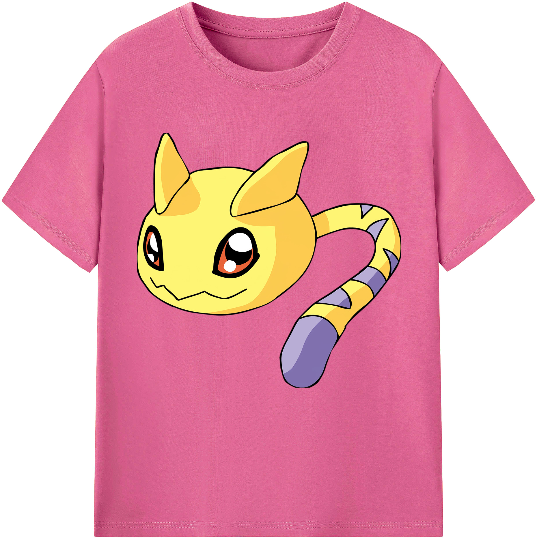 （画像用） Digimon デジタルモンスター/デジモン レディースカジュアルプリントTシャツ（綿100％）