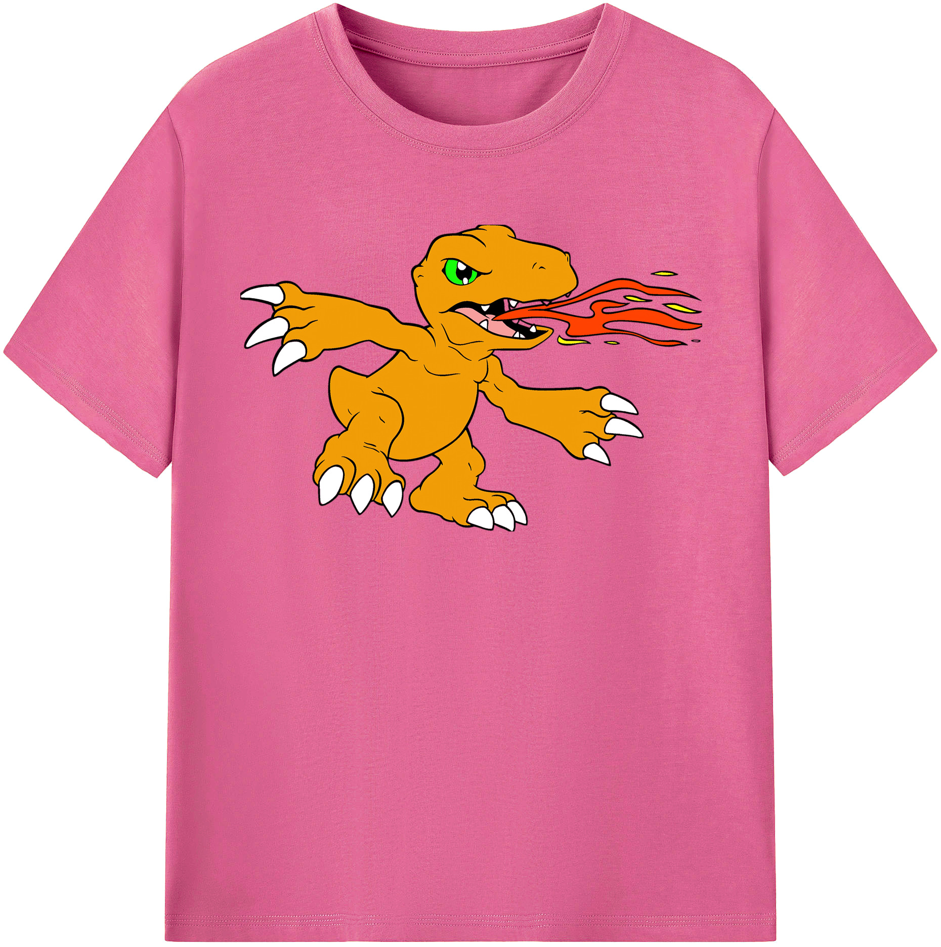 （画像用） Digimon デジタルモンスター/デジモン レディースカジュアルプリントTシャツ（綿100％）