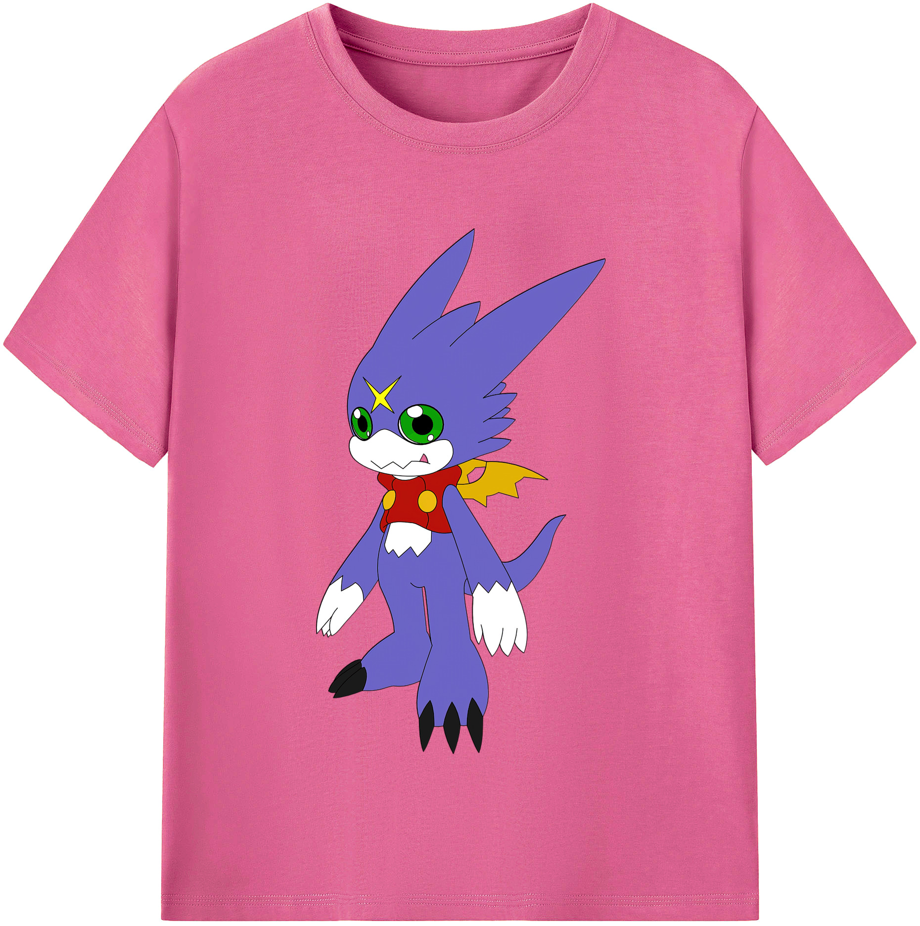 （画像用） Digimon デジタルモンスター/デジモン レディースカジュアルプリントTシャツ（綿100％）