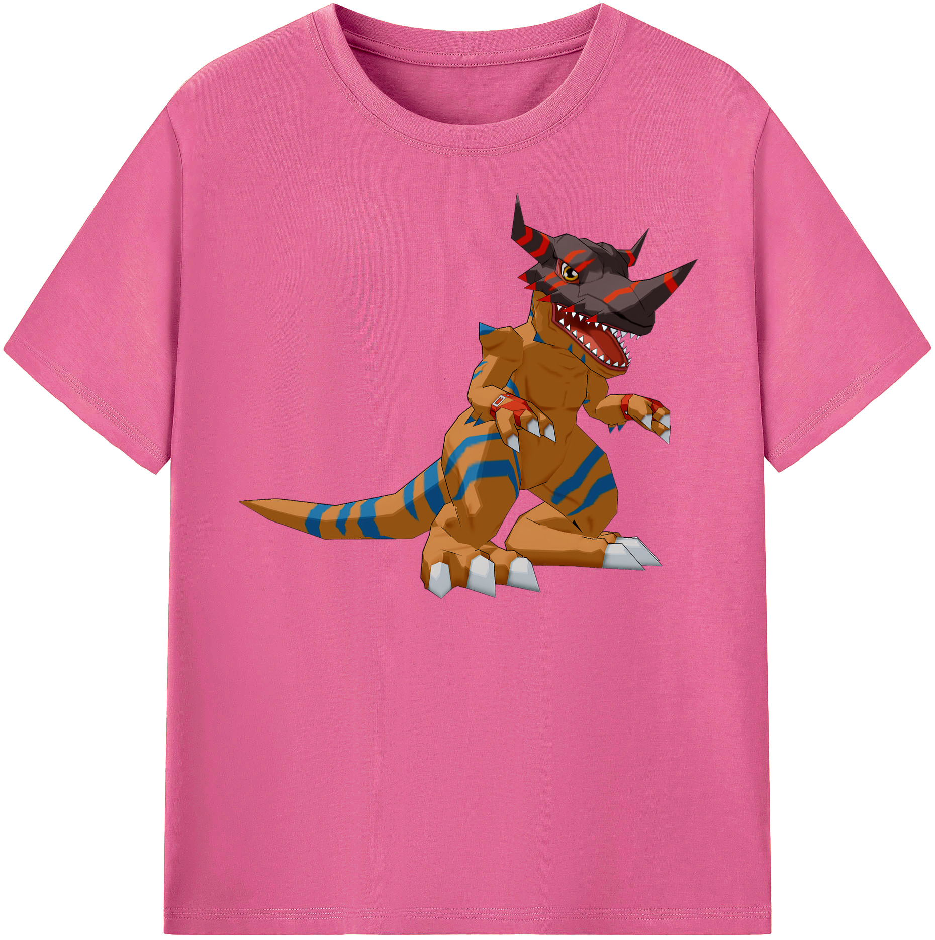 （画像用） Digimon デジタルモンスター/デジモン レディースカジュアルプリントTシャツ（綿100％）