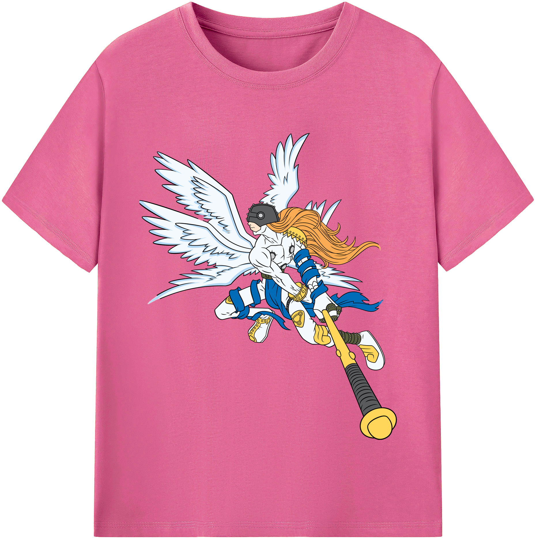 （画像用） Digimon デジタルモンスター/デジモン レディースカジュアルプリントTシャツ（綿100％）