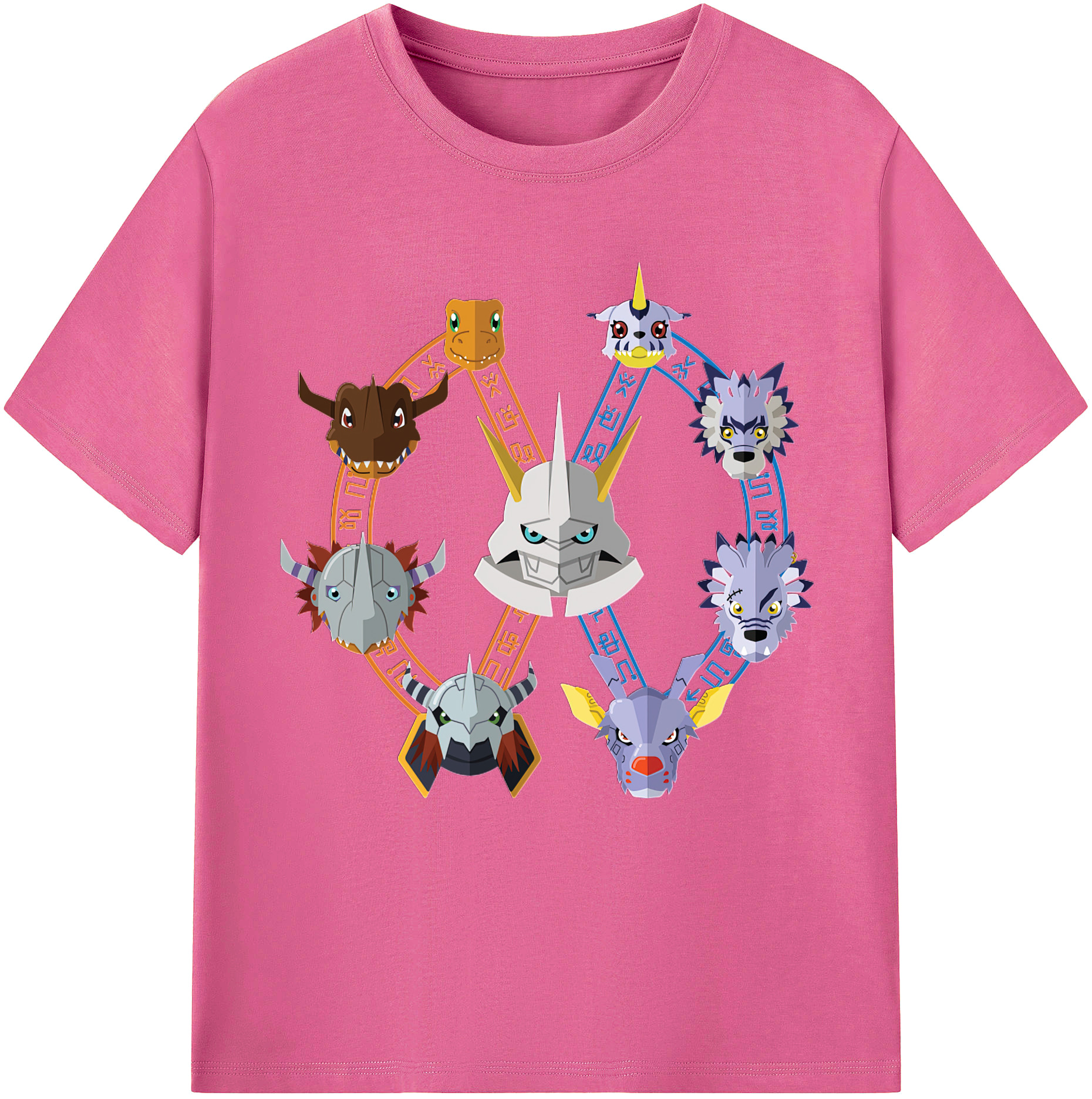（画像用） Digimon デジタルモンスター/デジモン レディースカジュアルプリントTシャツ（綿100％）