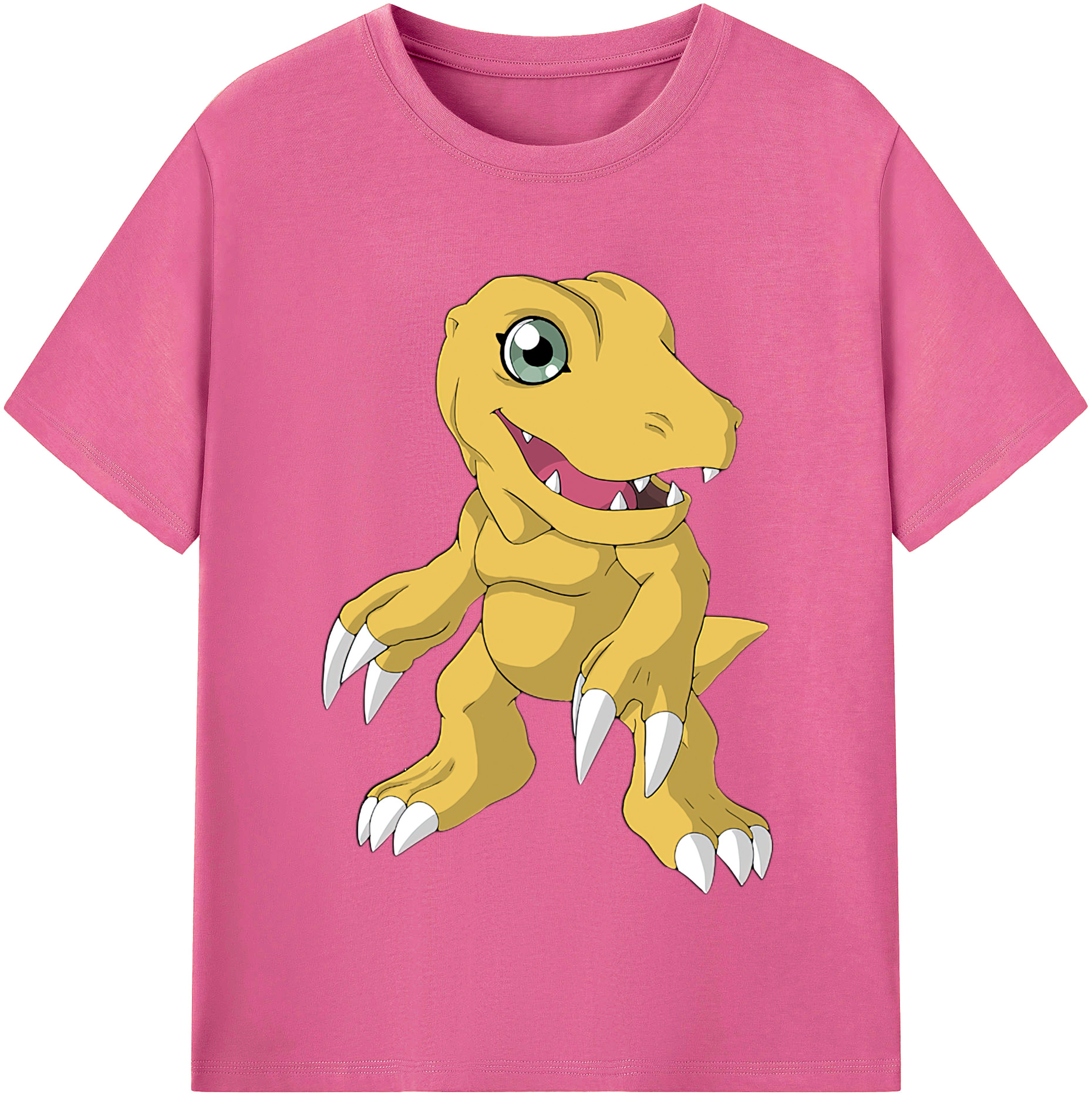 （画像用） Digimon デジタルモンスター/デジモン レディースカジュアルプリントTシャツ（綿100％）
