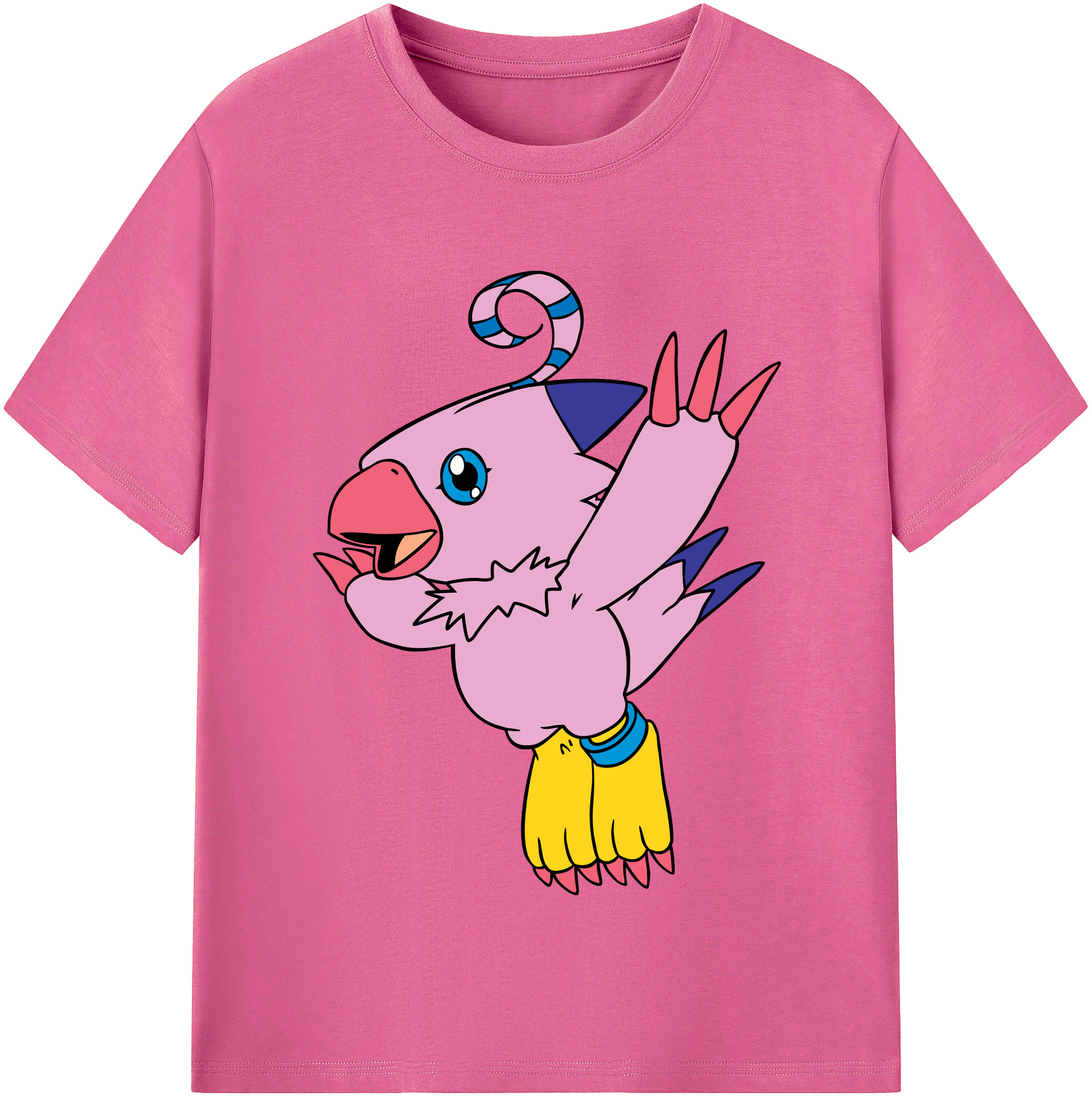 （画像用） Digimon デジタルモンスター/デジモン レディースカジュアルプリントTシャツ（綿100％）