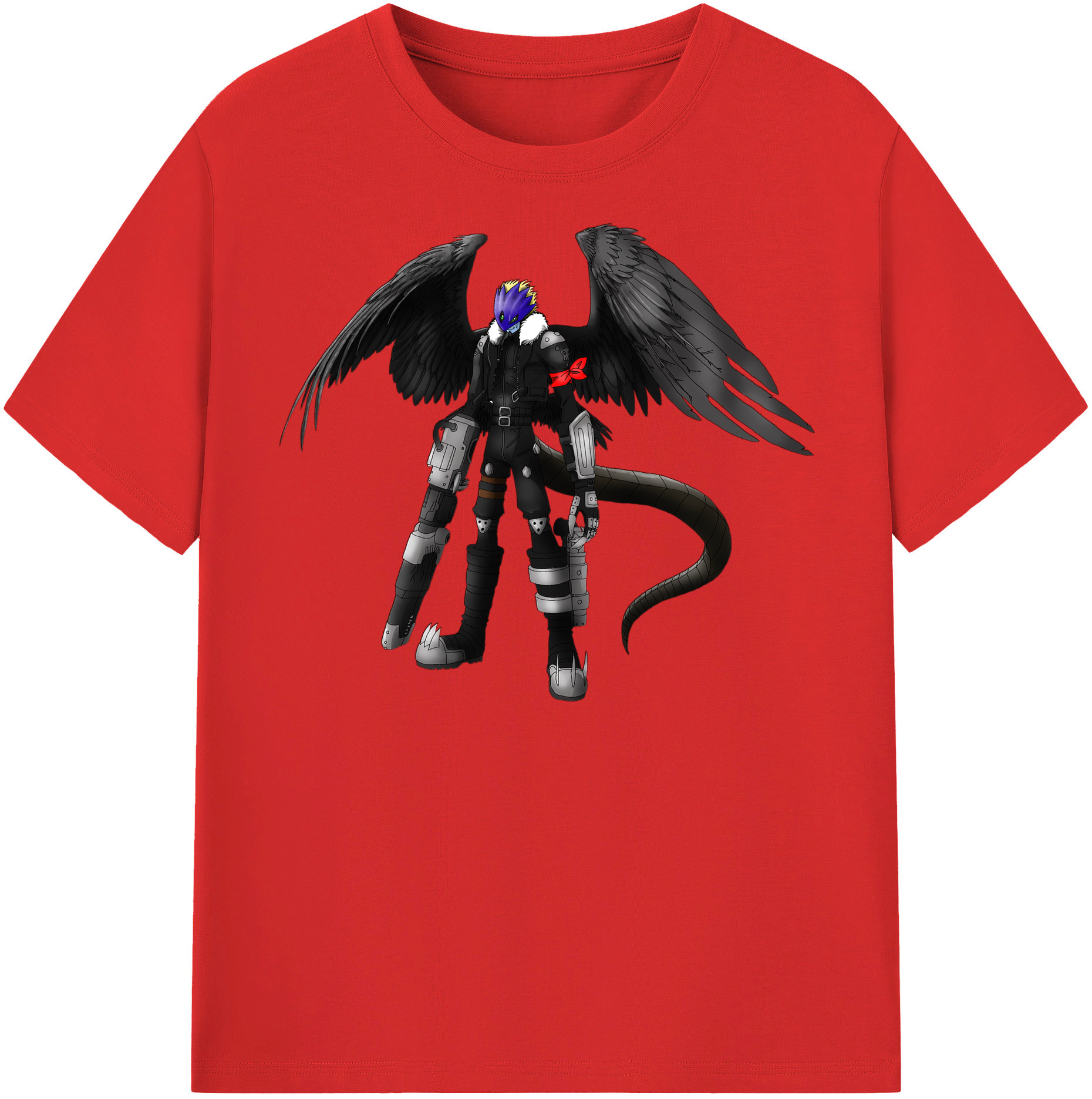 （画像用） Digimon デジタルモンスター/デジモン レディースカジュアルプリントTシャツ（綿100％）